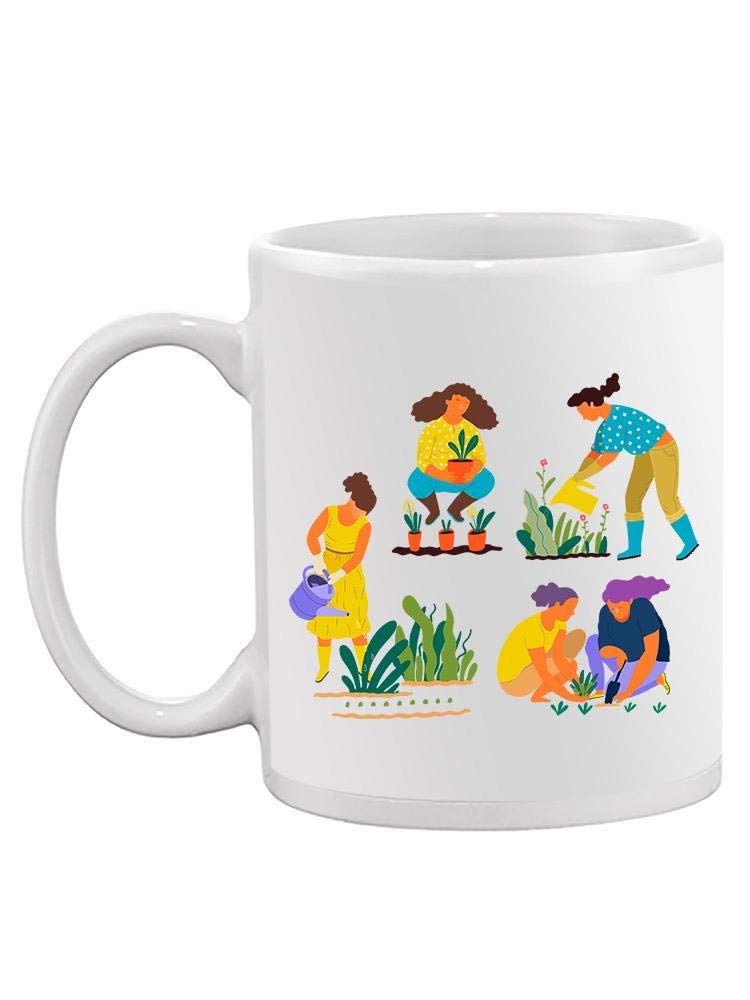 Smartprints Gardening Mug - Unisex Ceramic Coffee Cup with Plant Design, Perfect for Gardeners, Plant Lovers & Coffee Enthusiasts - Great for Home, Office & Outdoor Use