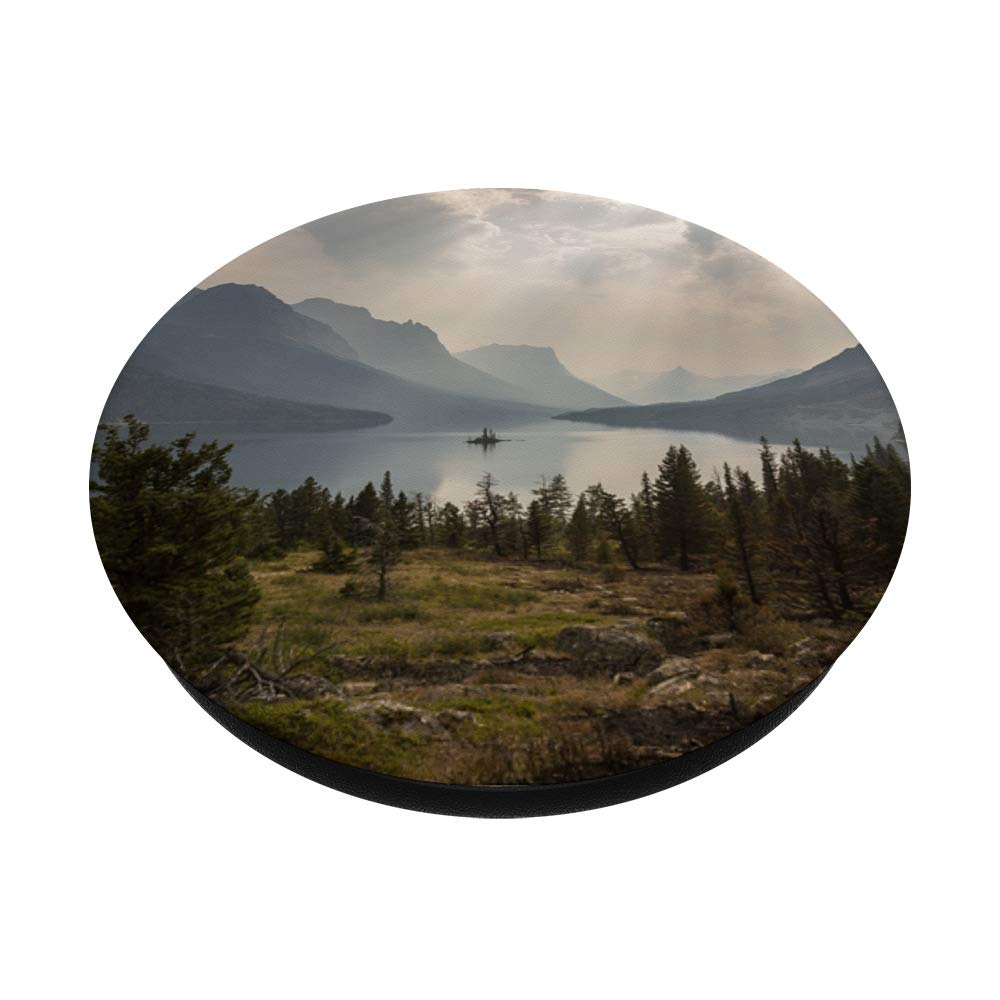 Adventure Calm Clouds Dawn Landscape PopSockets PopGrip - Swappable Phone Grip for iPhone, Samsung & Tablets - Perfect for Travel, Hiking & Outdoor Adventures