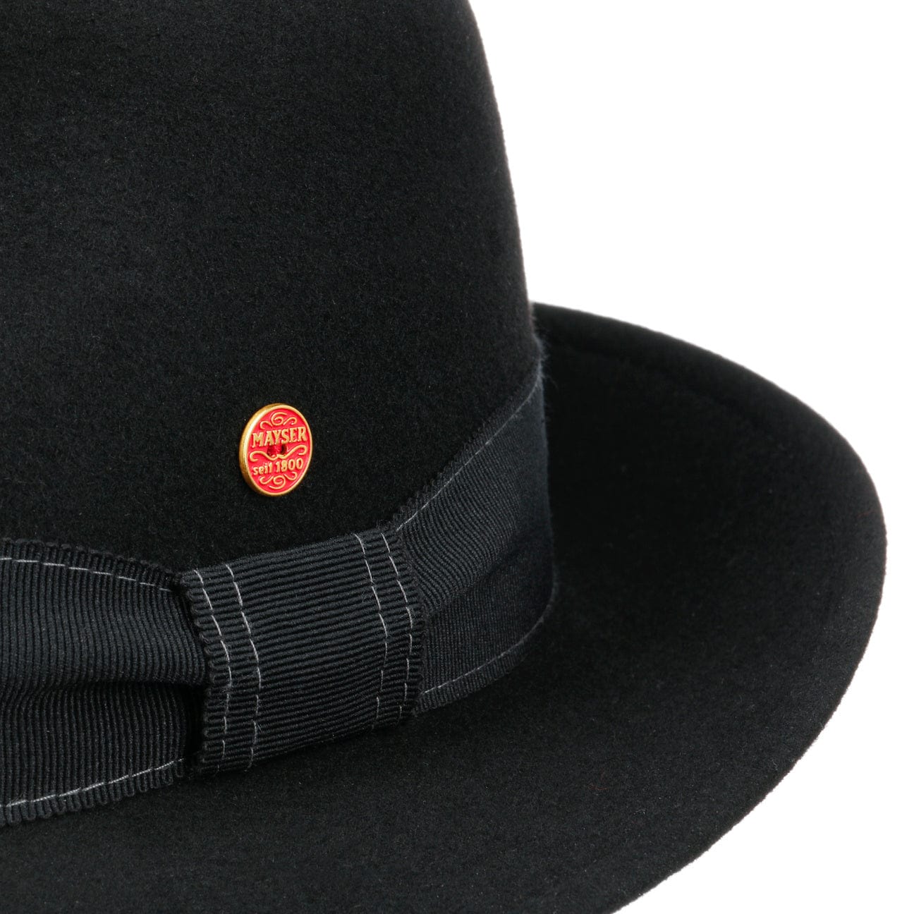 Stylish Mayser Manuel Fedora Hat for Men - Classic Wool Felt Dress Hat for Casual & Formal Occasions - Perfect for Weddings, Parties & Everyday Wear
