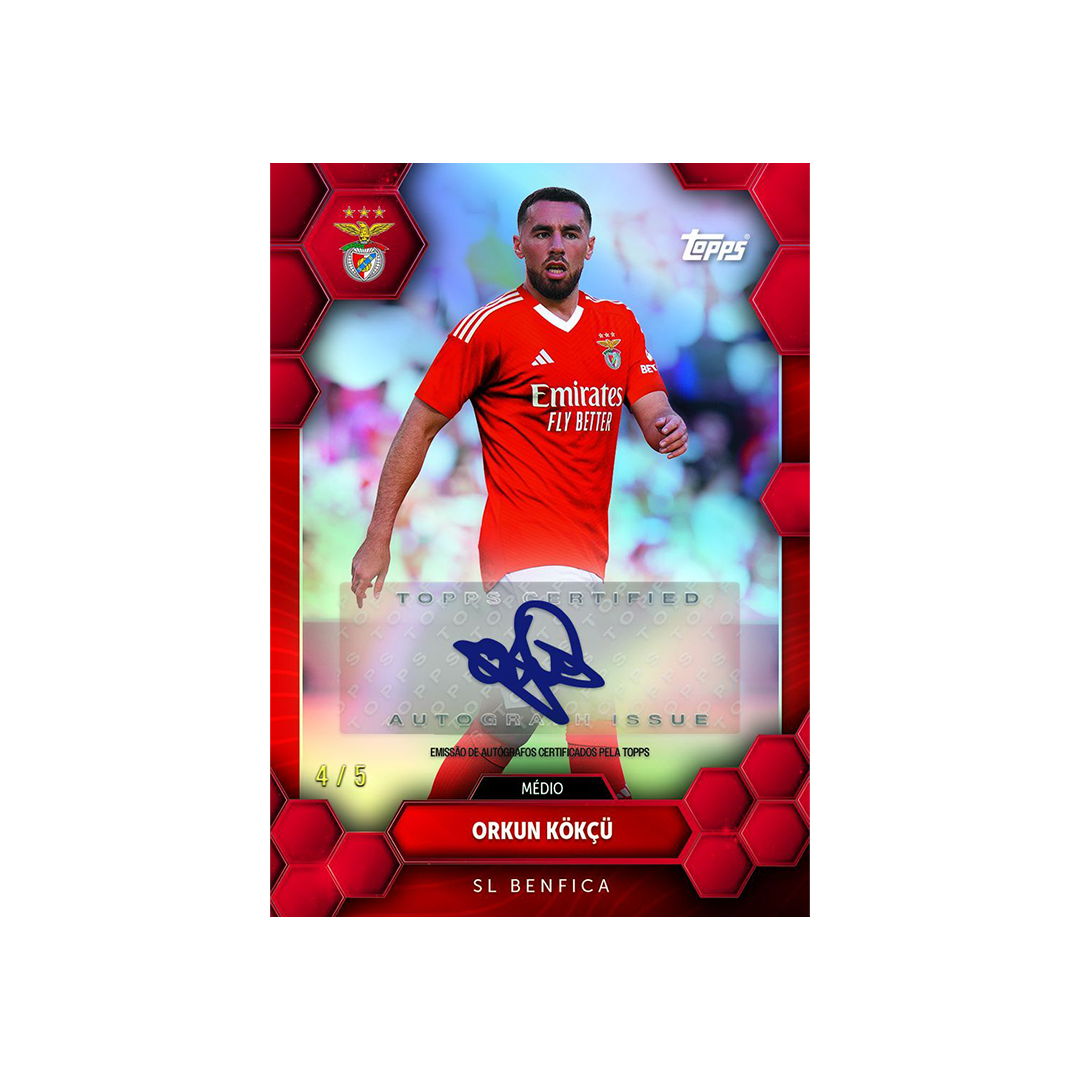 Official Topps Benfica 2024/25 Fan Set - Soccer Trading Cards Collection for SLB Supporters - Perfect for Collecting, Gifting & Match Day Memorabilia