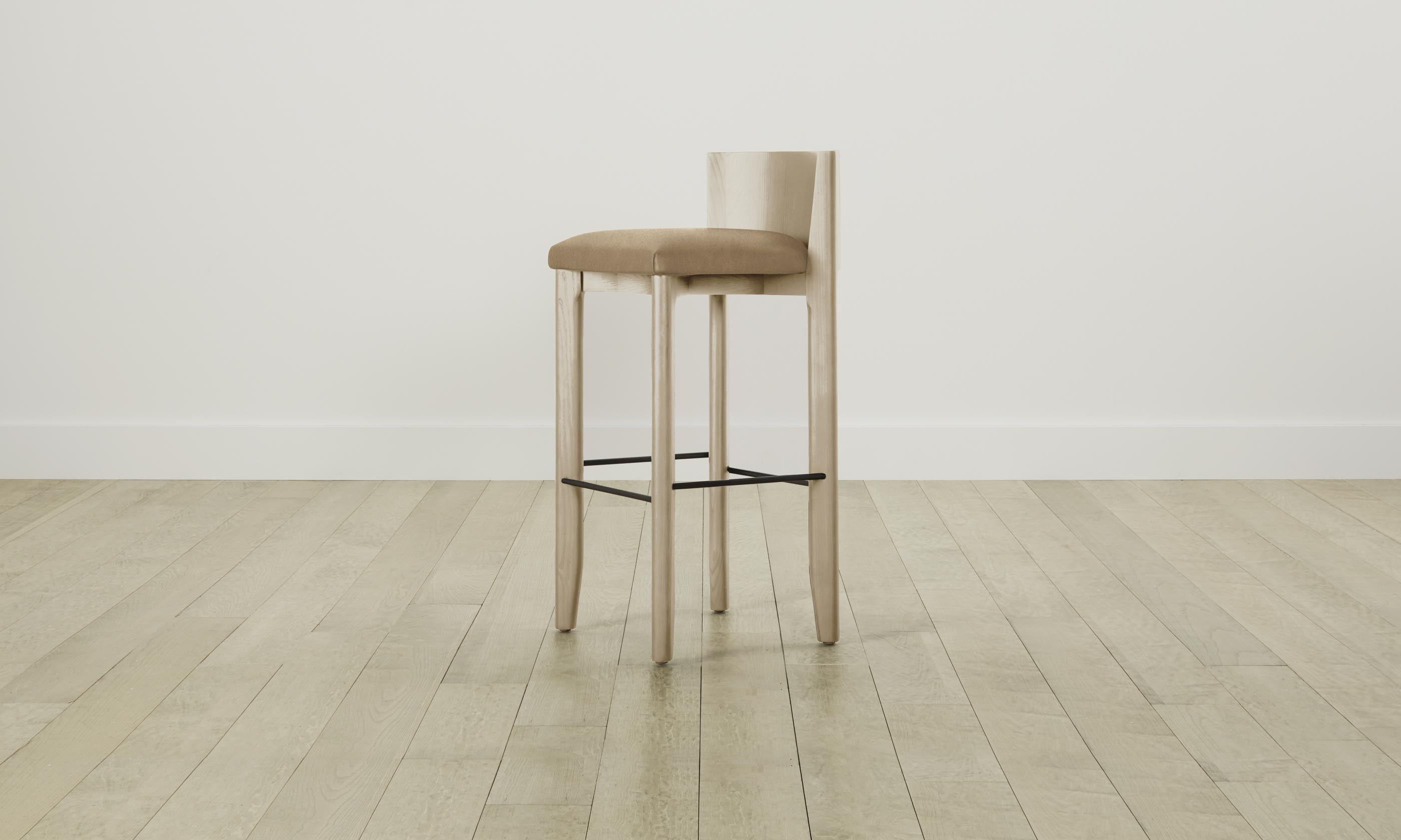 Premium Tuscan Leather Bar & Counter Stool - The Delancey - Modern Kitchen & Dining Room Stool for Home, Bar, and Restaurant Use