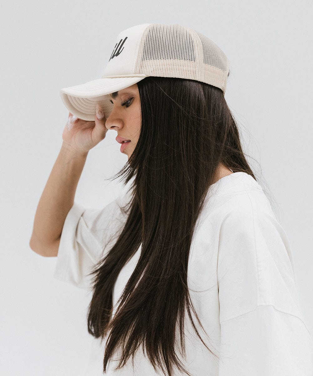 Cooling Foam Trucker Hat for Men & Women - Breathable Mesh Back, Adjustable Snapback Cap for Outdoor Sports, Hiking, and Summer Sun Protection