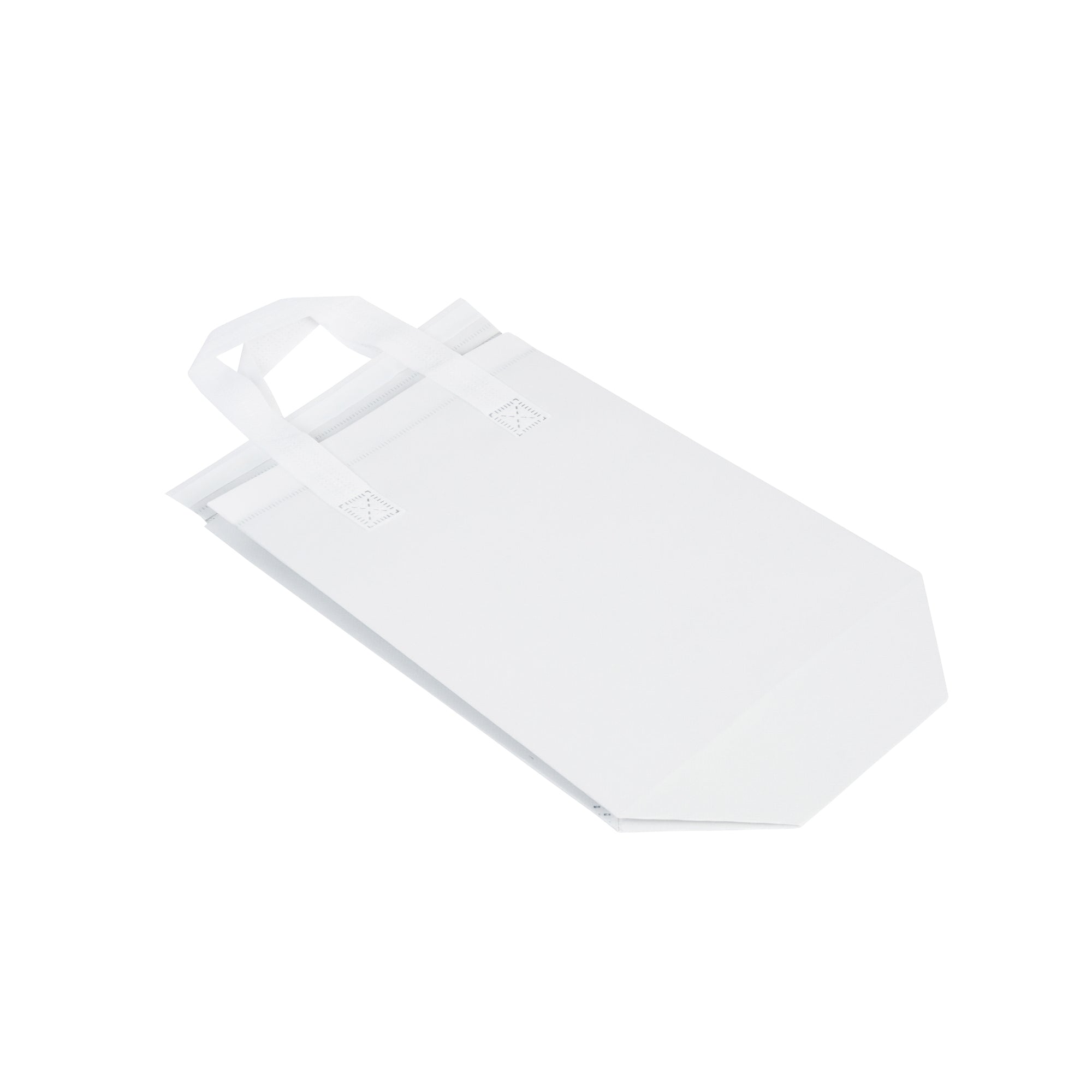 Premium White Insulated Takeout Food Bags - Tamper Evident, 8.25