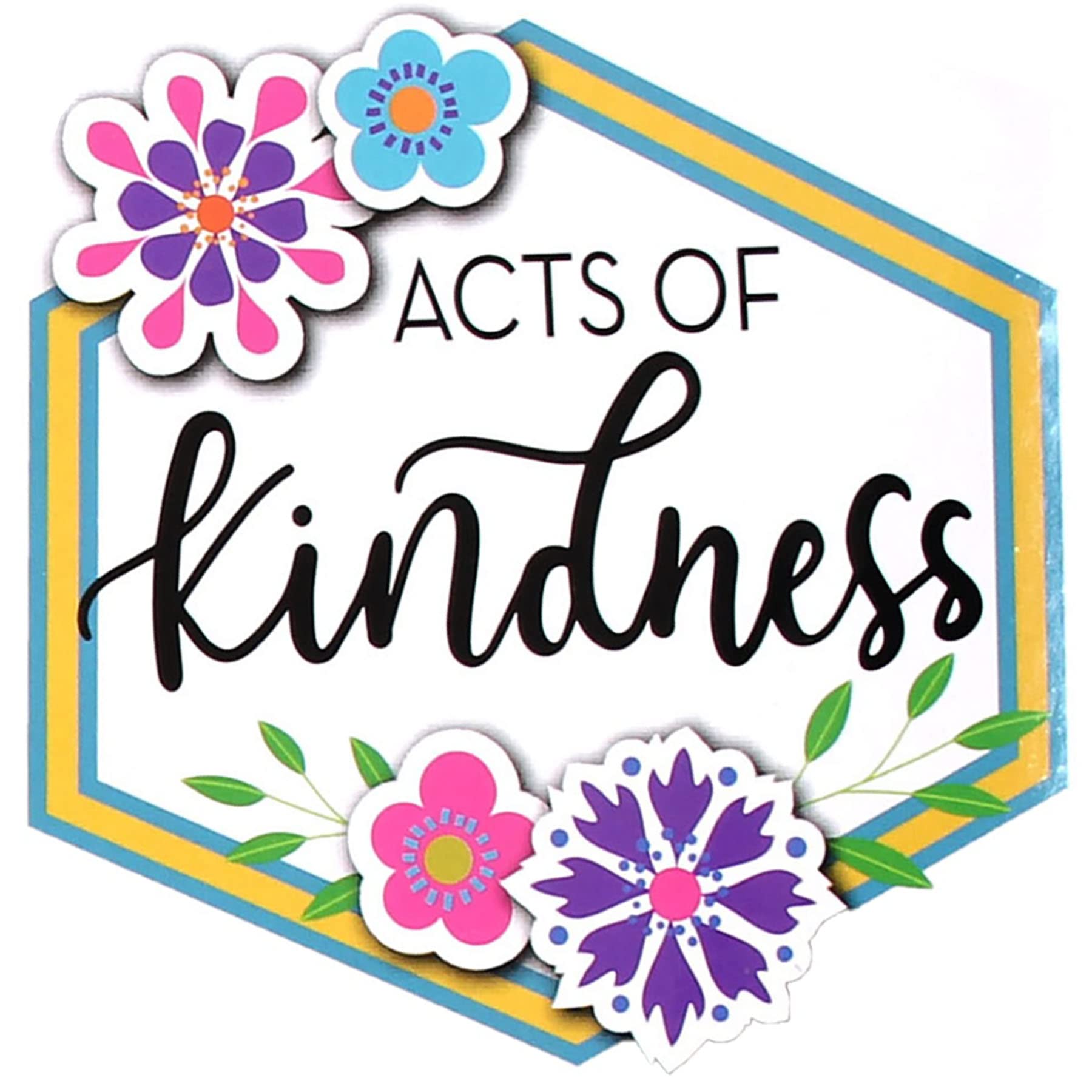 Tara Toys Acts of Kindness Sweet Sayings Craft Kit for Kids - DIY Friendship Card Making Set with Inspirational Messages - Perfect for Classroom Activities, Birthday Gifts & Kindness Projects