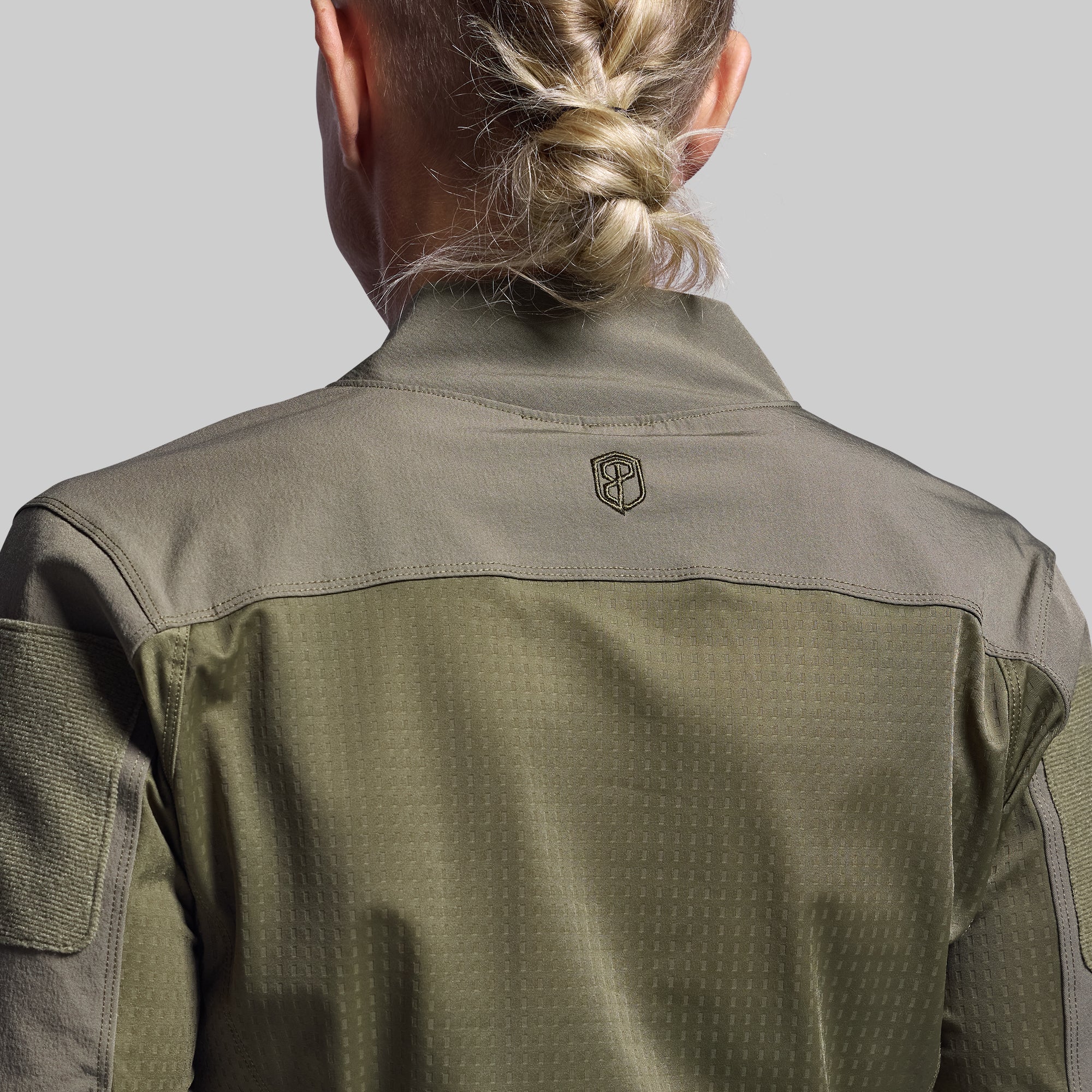 Women's Long Sleeve Op Top Pro Shirt - OD Green Tactical Performance Shirt for Outdoor Activities, Hiking & Range Training