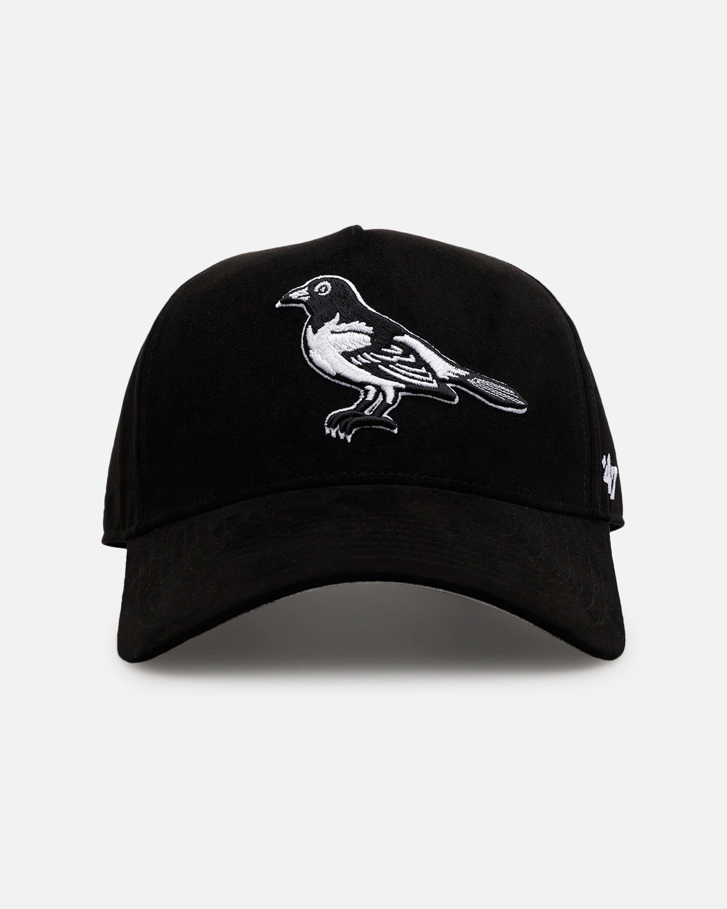 47 Brand Baltimore Orioles Ultrasuede MVP Adjustable Strapback Hat - Black & White Baseball Cap for Men - Perfect for Game Day, Sports Events & Casual Wear