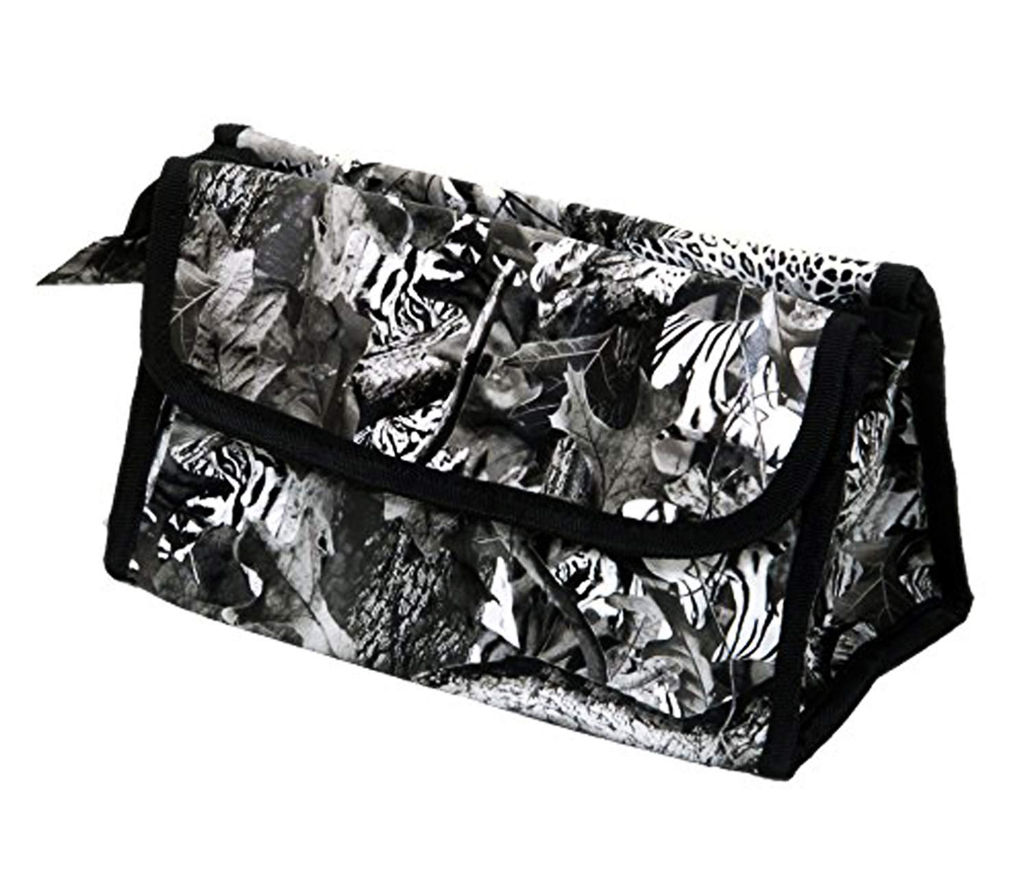 Kuber Industries Waterproof Travel Toiletry Bag - Black Cosmetic Organizer for Makeup, Shampoo, Skincare | Perfect for Airplane Carry-On, Gym, Camping & Vacation Trips