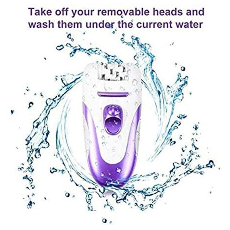 Best Women's Electric Razor - Rechargeable Wet & Dry Bikini Trimmer for Legs, Underarms & Body Hair Removal | Cordless, Painless Shaver (Purple) | Perfect for Travel, Gym & Quick Touch-Ups