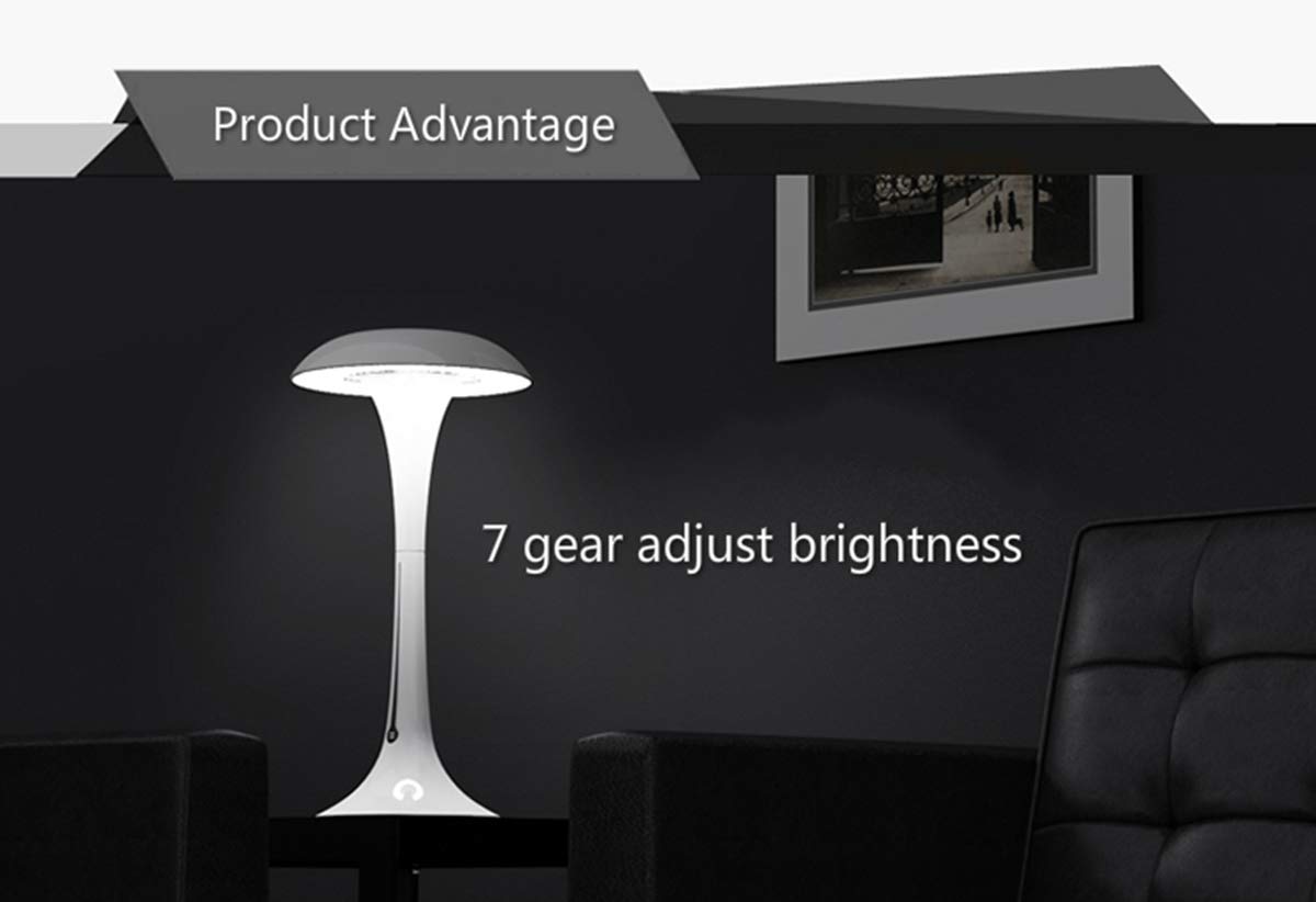 Magic Umbrella Eye Protection Table Lamp with Negative Ion & Photocatalyst Technology - Air Purifier for Home, Removes Formaldehyde, Smoke & Harmful Gases | Perfect for Bedroom, Office & Nursery Air Purification
