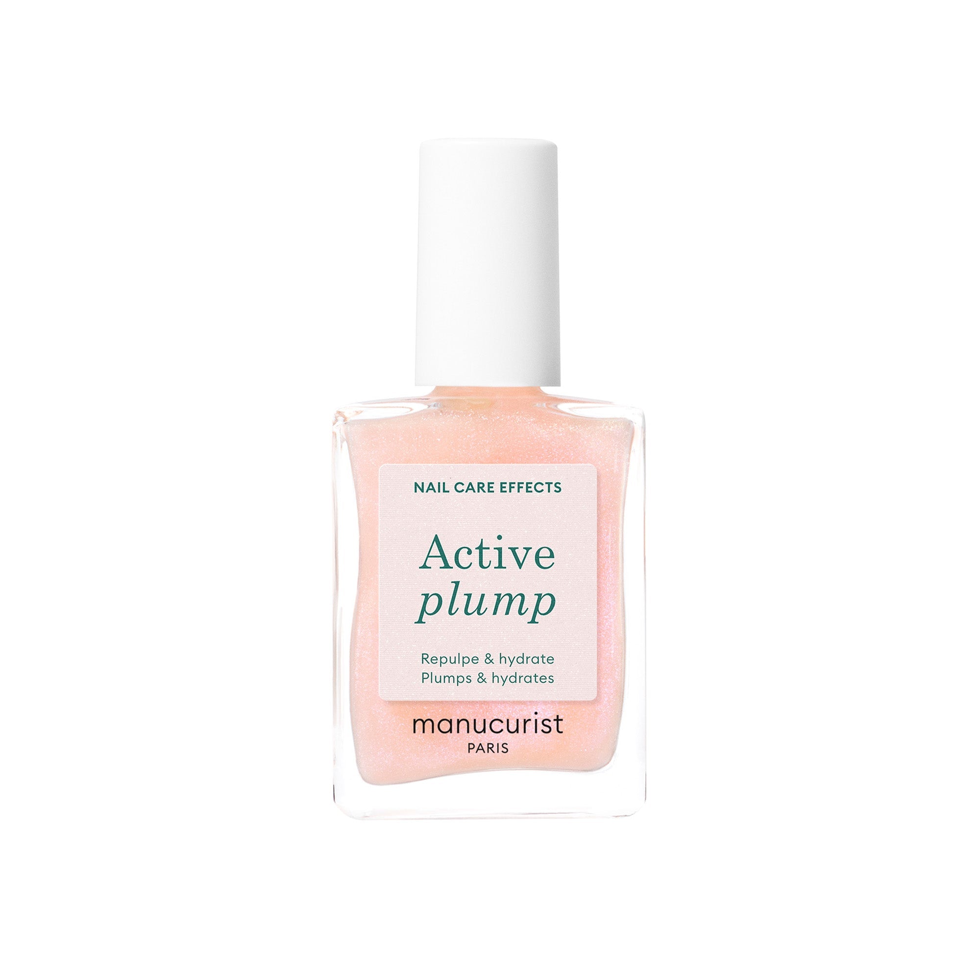 Manucurist Active Plump Nail Treatment - Hydrating & Strengthening Nail Care for Healthy, Glossy Nails | Perfect for Daily Use & Professional Salons