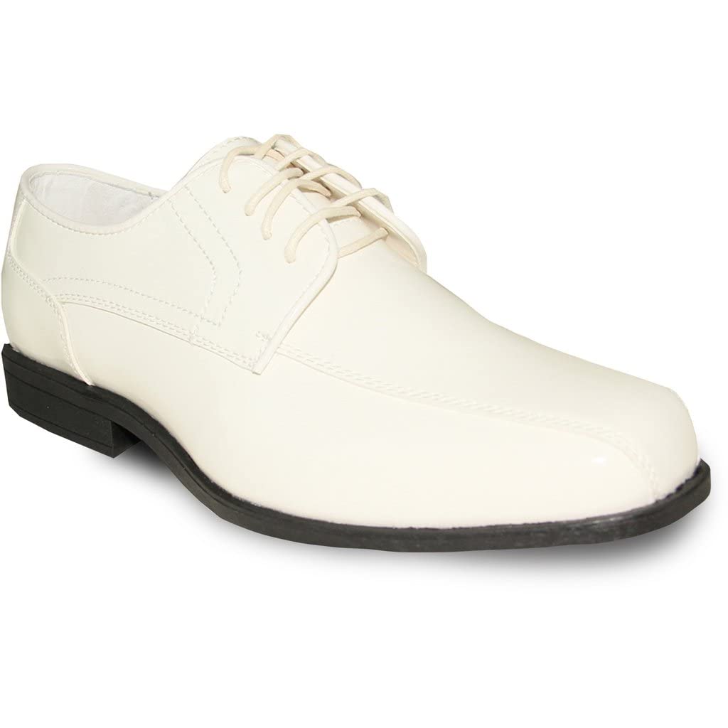 Jean YVES JY02 Men's Double Runner Tuxedo Dress Shoes for Wedding, Prom & Formal Events - Perfect for Grooms, Black Tie Occasions & Evening Parties