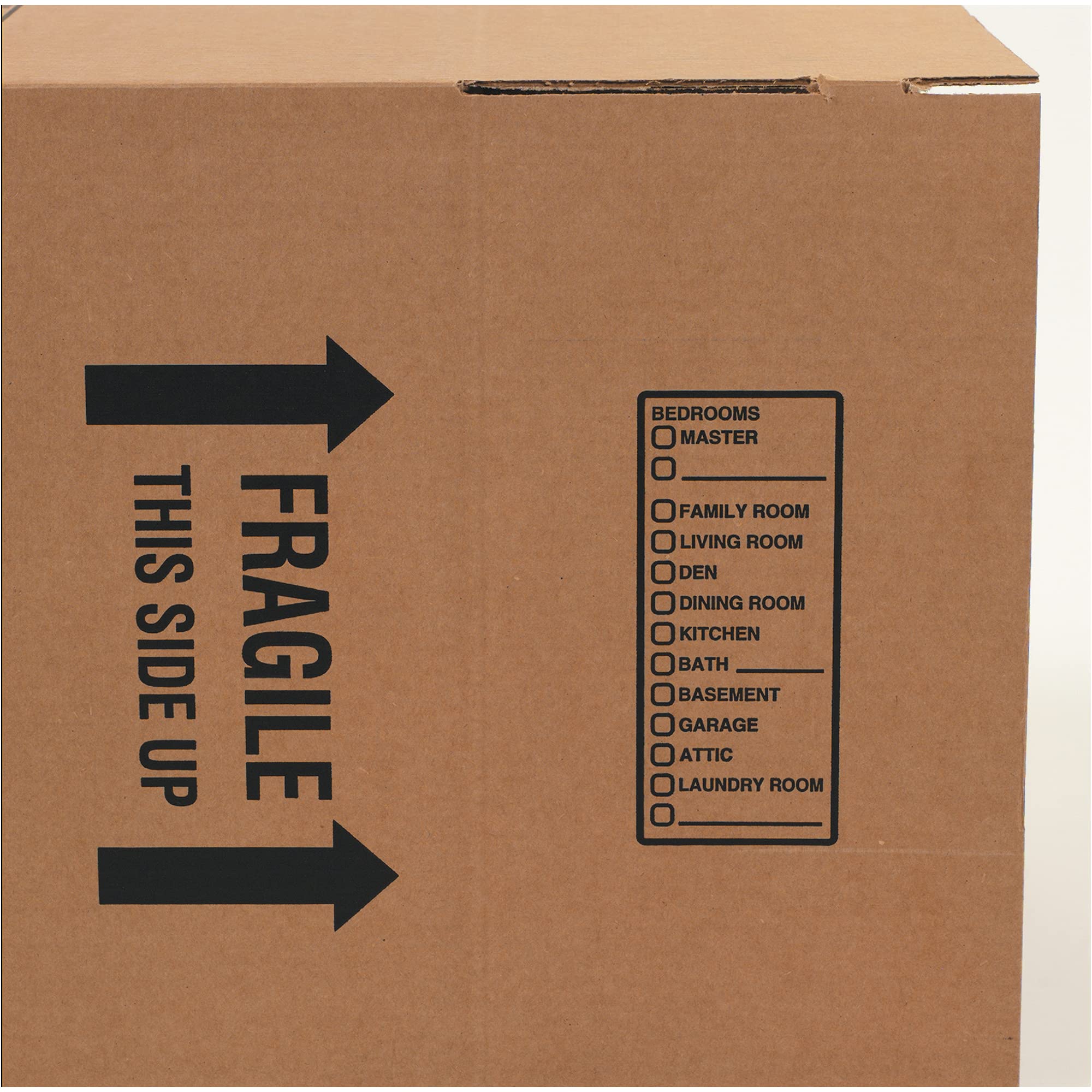 Premium 10-Pack Heavy Duty Corrugated Cardboard Boxes 24x24x18 Inches - Extra Large Moving & Shipping Boxes for Home, Office & Warehouse Storage - Kraft Brown Packing Boxes for Secure Transport & Organization