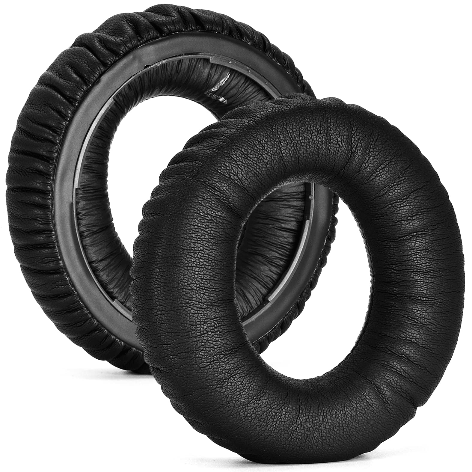 Evolve 80 Replacement Ear Pads - Soft Leather Noise Isolating Cushions Compatible with Jabra Evolve 80/80 UC/80 MS Wired Headsets | Premium Memory Foam & Easy Snap Installation | Perfect for Office, Call Centers & Remote Work