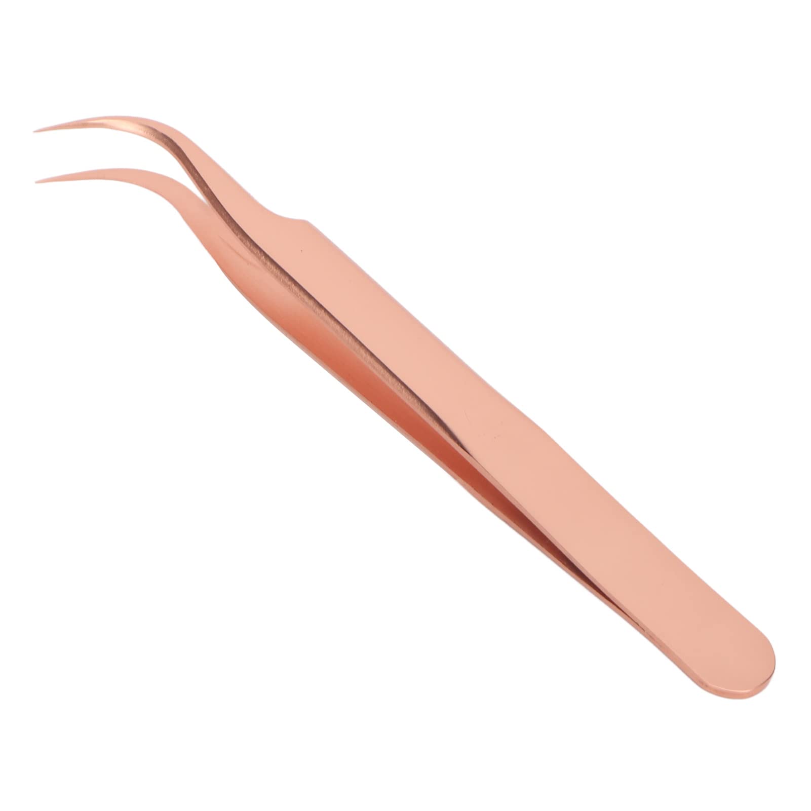 Professional Lash Extension Tweezers - Precise Curved Tip for Eyelash Extensions & Nail Art - Perfect for Salon, Home Use & DIY Beauty