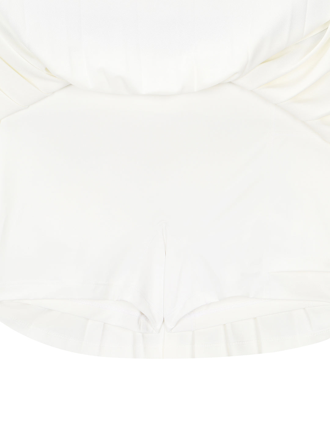 Essential Pique Pleats Skirt for Women - Off White | Comfortable & Stylish Summer Skirt for Casual Wear, Office & Outings