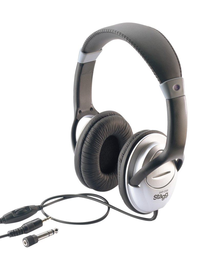Stagg SHP-2300H Professional Studio Headphones - High-Quality Over-Ear Headphones with Noise Isolation for Music Recording, Mixing & Gaming