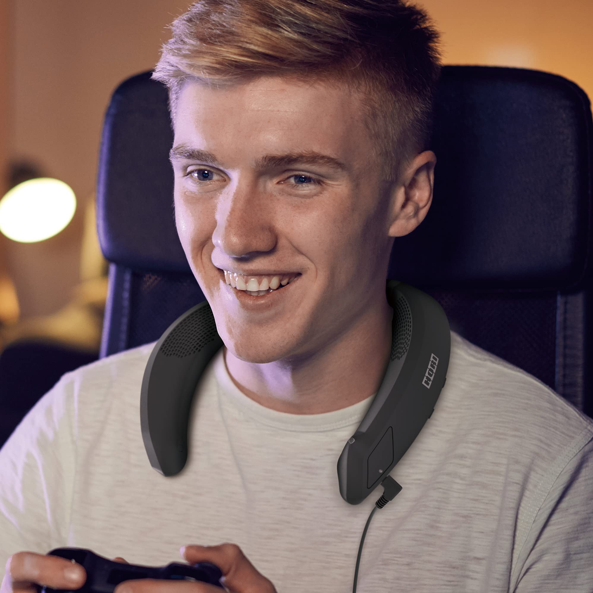 HORI 3D Surround Gaming Neckband Speaker with Voice Chat for Xbox Series X|S - Wireless Wearable Headset for Immersive Gaming & Movie Watching