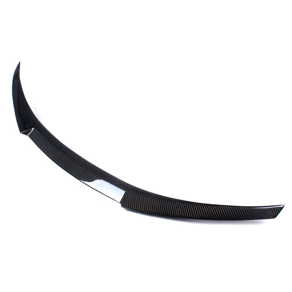 Maserati Quattroporte Sedan 2013-2018 Carbon Fiber Rear Trunk Spoiler Boot Wing - M4 Style for Enhanced Aerodynamics & Sporty Look - Perfect for Car Enthusiasts & Performance Upgrades