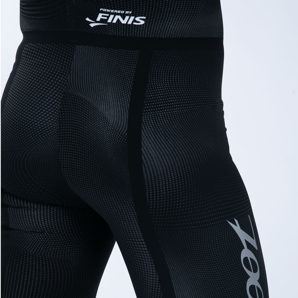 Men's Ultra HydroX Swimskin - High-Performance Swimwear for Competitive Swimming & Training - Black