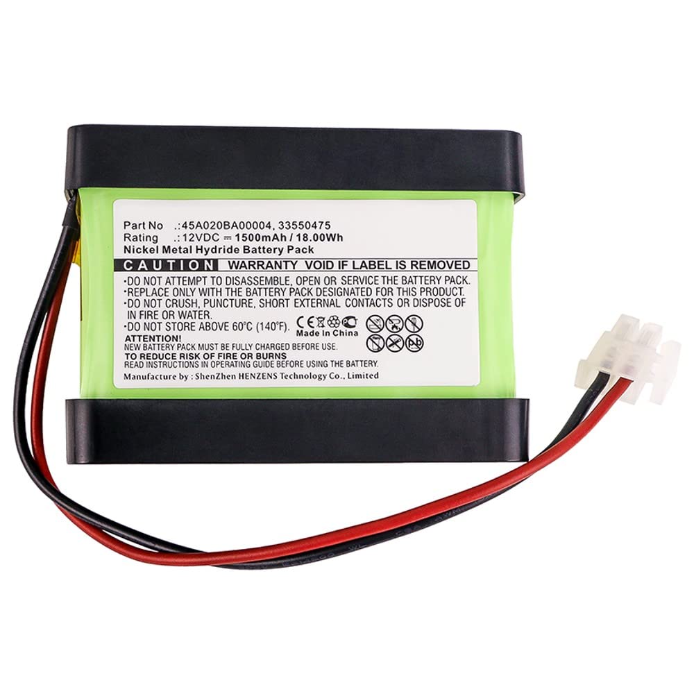 Synergy 12V 1500mAh Ni-MH Replacement Battery for Besam Unislide Sliding Door Lock - Compatible with Besam 33550475 & 45A020BA00004 - Ultra High Capacity Digital Door Lock Battery for Enhanced Security & Convenience in Commercial Buildings & Smart Homes