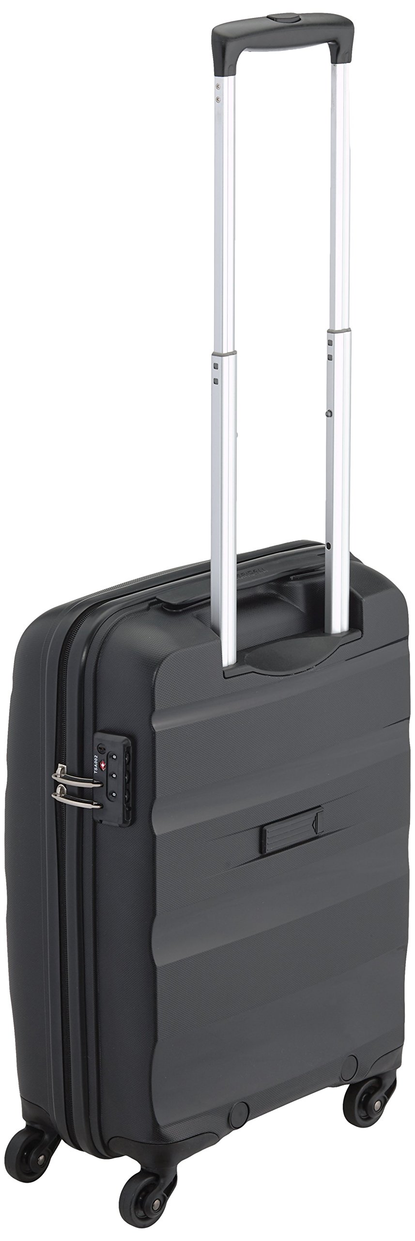 American Tourister Black Carry-On Luggage 55cm (31.5L) - Lightweight Spinner Suitcase for Air Travel, Business Trips & Weekend Getaways