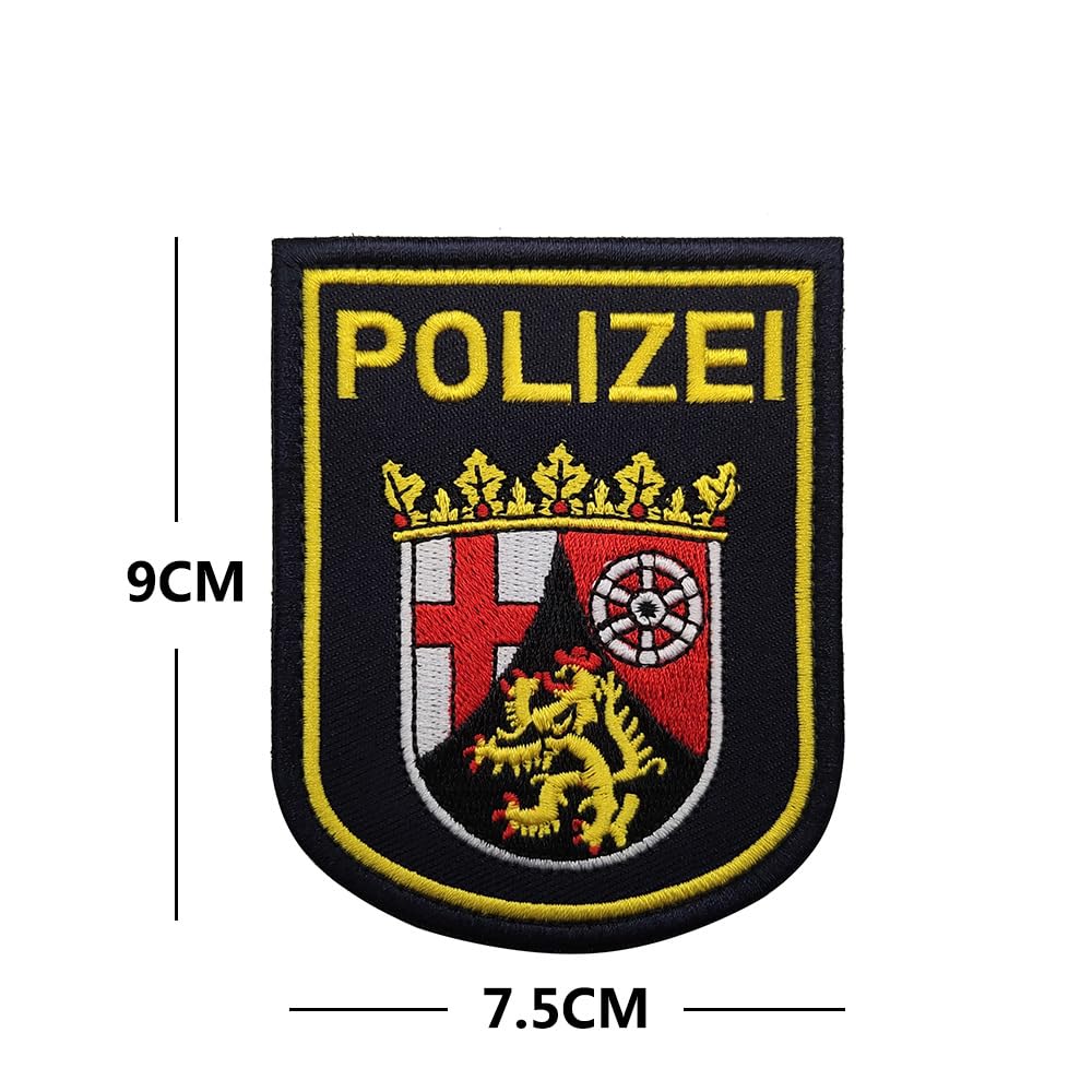 German Eagle Tactical Morale Patch - Embroidered Hook and Loop Military Patch for Uniforms, Backpacks & Tactical Gear | German Flag Design for Military Enthusiasts & Collectors