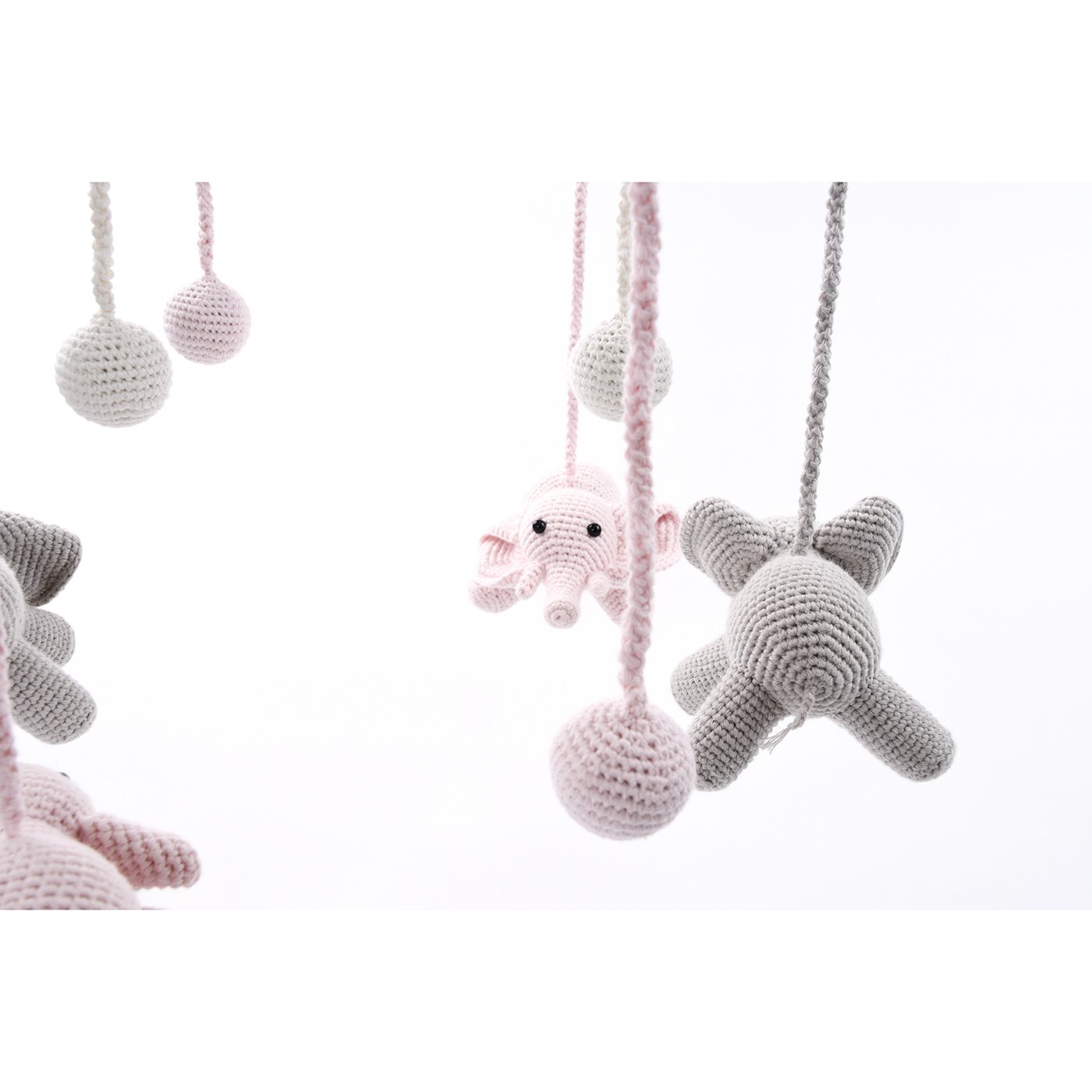 Handmade Elephant & Bubble Baby Mobile - Cute Nursery Decor for Newborns & Toddlers | Perfect for Cribs, Playrooms & Baby Showers