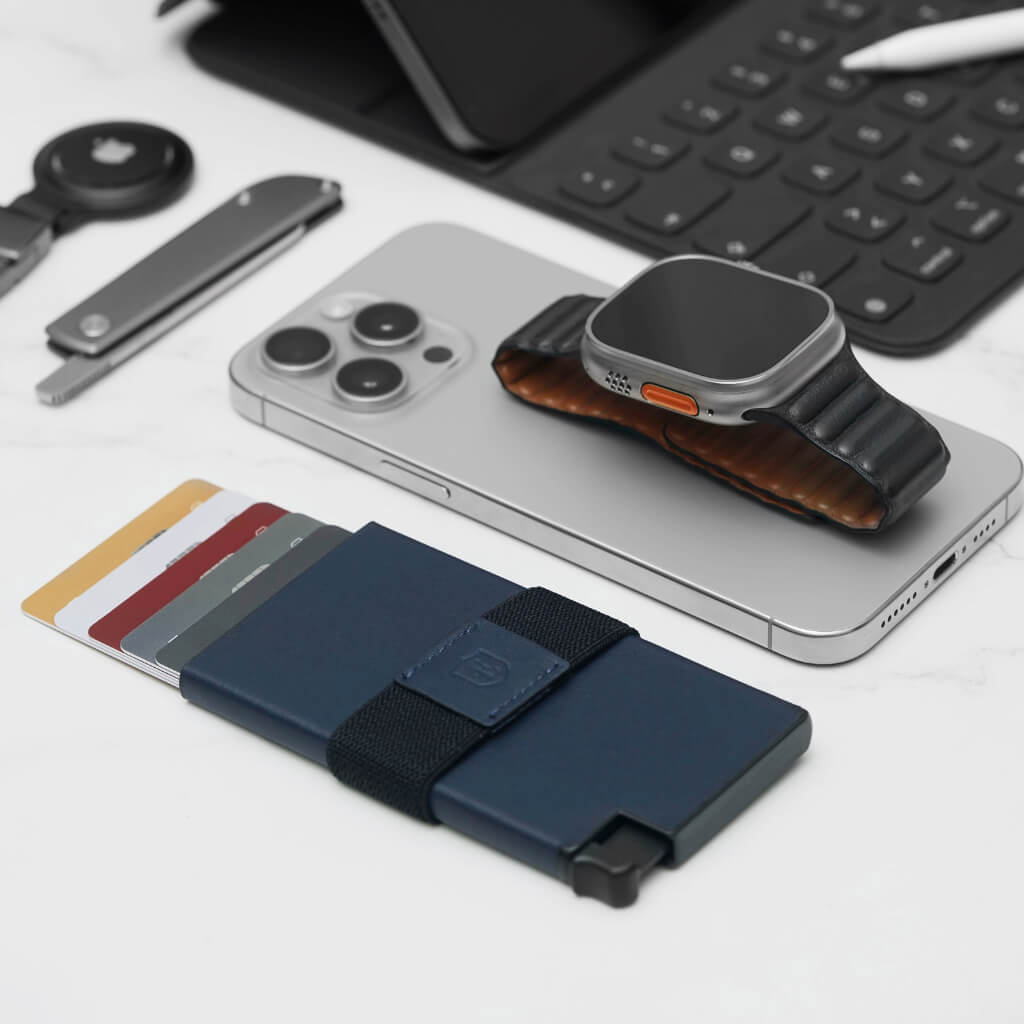 Premium Genuine Leather Card Holder - Slim RFID Blocking Wallet for Men & Women | Perfect for Business Cards, Credit Cards & ID | Ideal for Travel, Office & Everyday Use