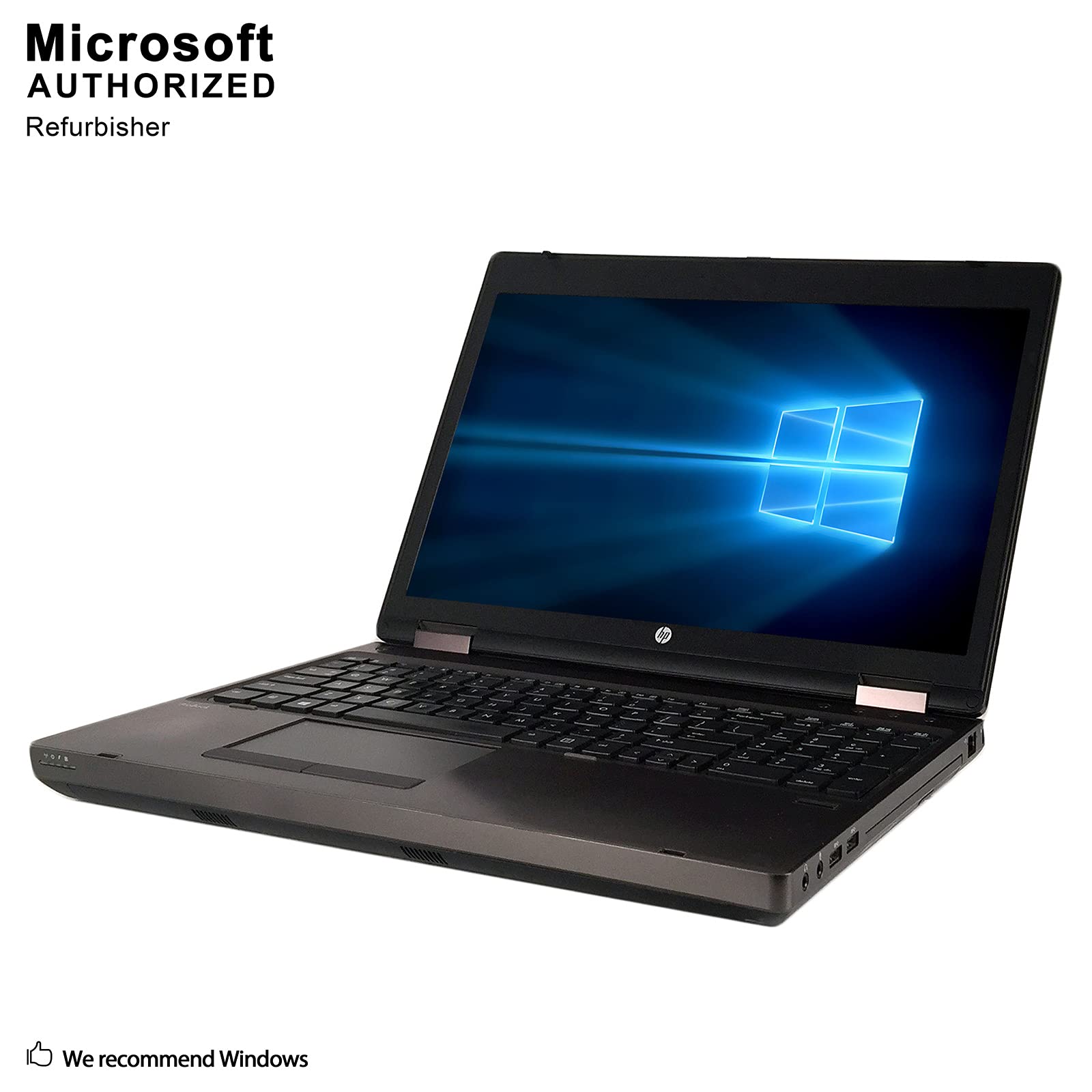 HP ProBook 6570b Business Laptop - Intel Core i5-3320M 2.5GHz, 8GB RAM, 128GB SSD, DVD-RW, Windows 10 Pro (Renewed) - Perfect for Office Work, Remote Jobs & Business Travel
