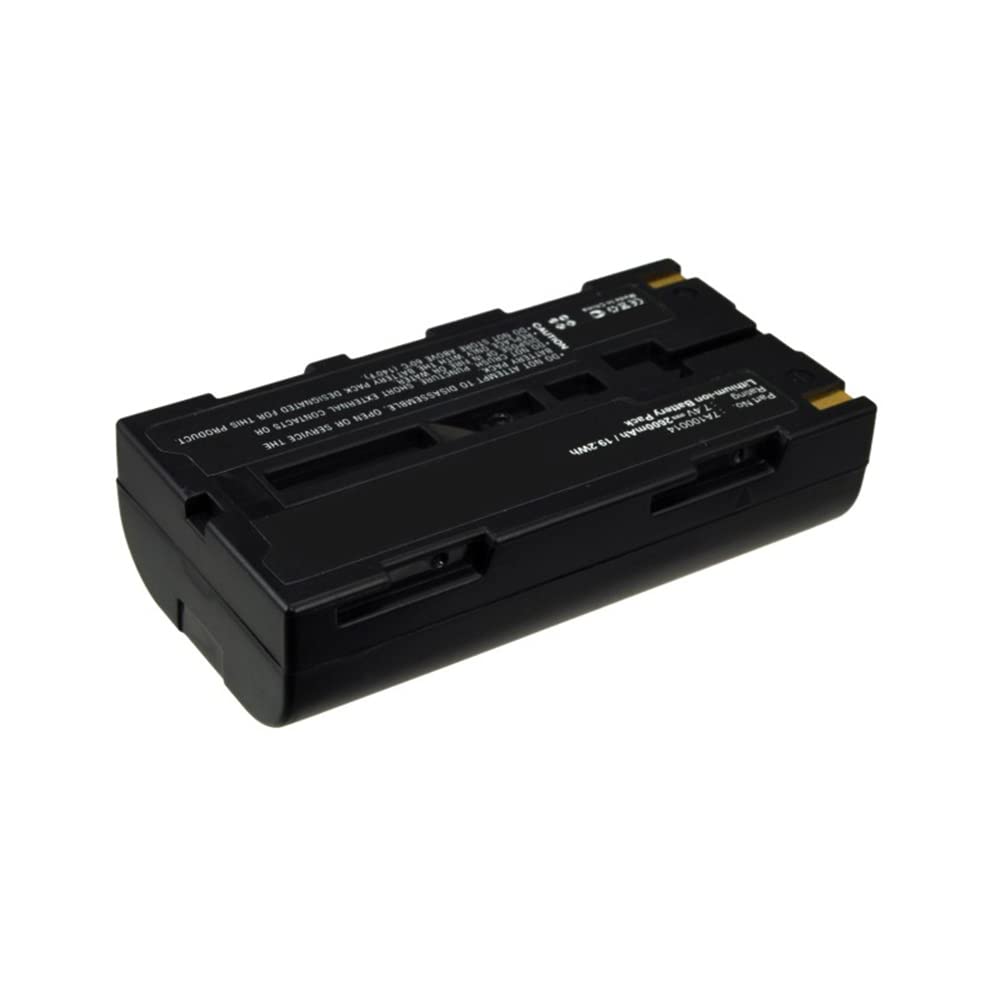 Synergy Digital Printer Battery - High Capacity 2600mAh Li-ion 7.4V Replacement for Extech APEX 3 & Printek 7A100014-1 - Perfect for Office Printing, Label Making, and Industrial Barcode Applications