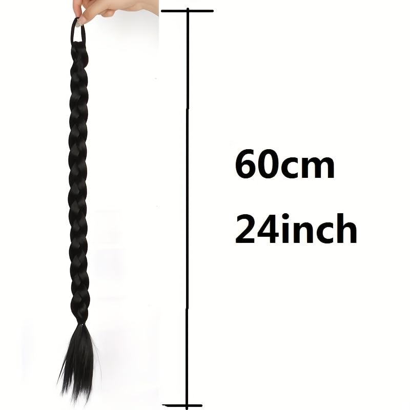 CHANDERKASH 24 Inch Hair Parandi - Premium Women's Hair Extensions for Bun & Braid Styles | Natural Looking Hair Accessories for Weddings, Parties & Daily Wear