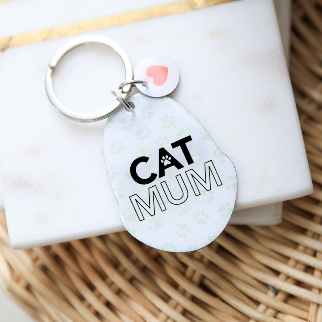 Splosh Pet Keychain - Cute Cat Mom Keyring for Pet Lovers | Perfect for Cat Owners, Gifts & Everyday Use