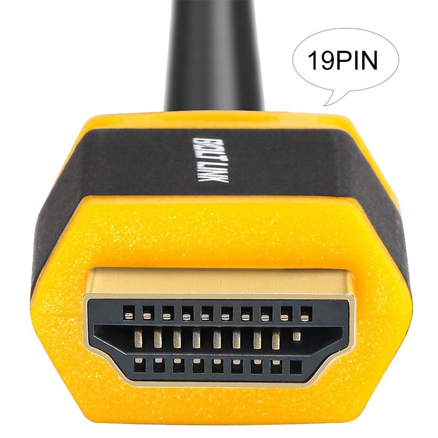 Boltlink High Speed 4K HDMI Cable with Signal Booster - 75 Feet (22.9m) Ethernet Support - Perfect for Home Theater, Gaming & Long-Distance AV Setups