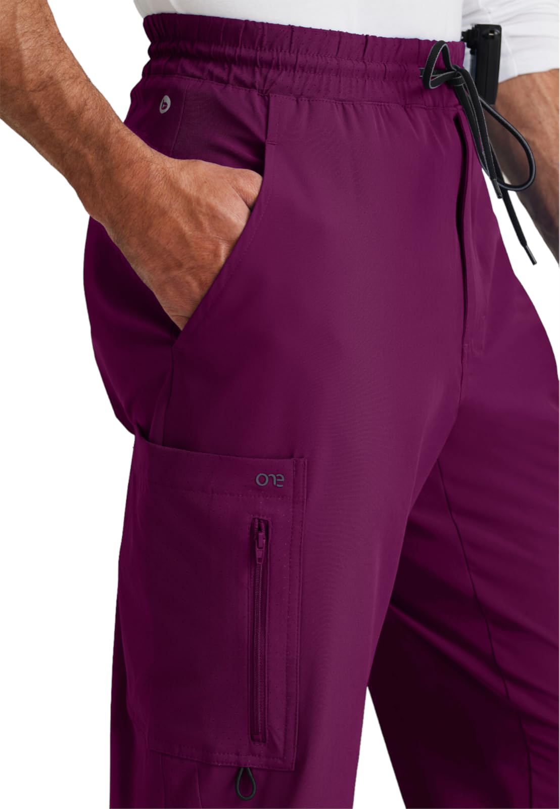 BARCO One Vortex Scrub Jogger Pants for Men - Eco-Friendly Stretch Fabric, Wrinkle-Resistant, Comfort Fit Elastic Waist | Perfect for Healthcare Workers, Nurses & Medical Professionals