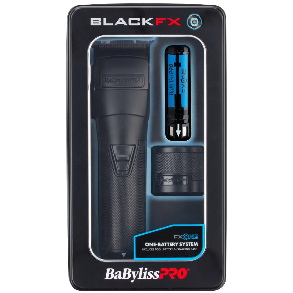 Babyliss Pro FXone BlackFX Professional Hair Clipper for Men & Women - Cordless, Rechargeable, Ultra-Precise Hair Cutting for Salon & Home Use