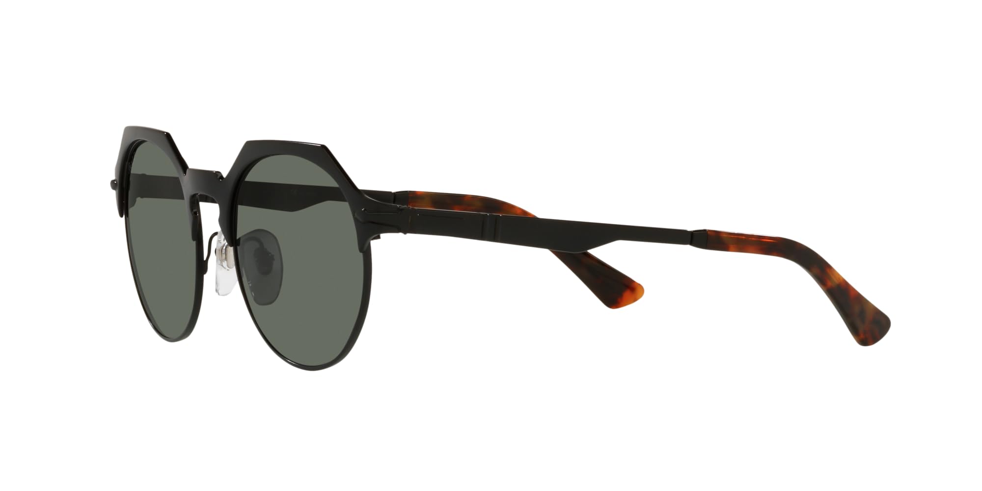 Persol PO2488S Hexagonal Sunglasses for Men & Women - Polarized UV Protection - Classic Retro Style for Driving, Travel & Outdoor Activities