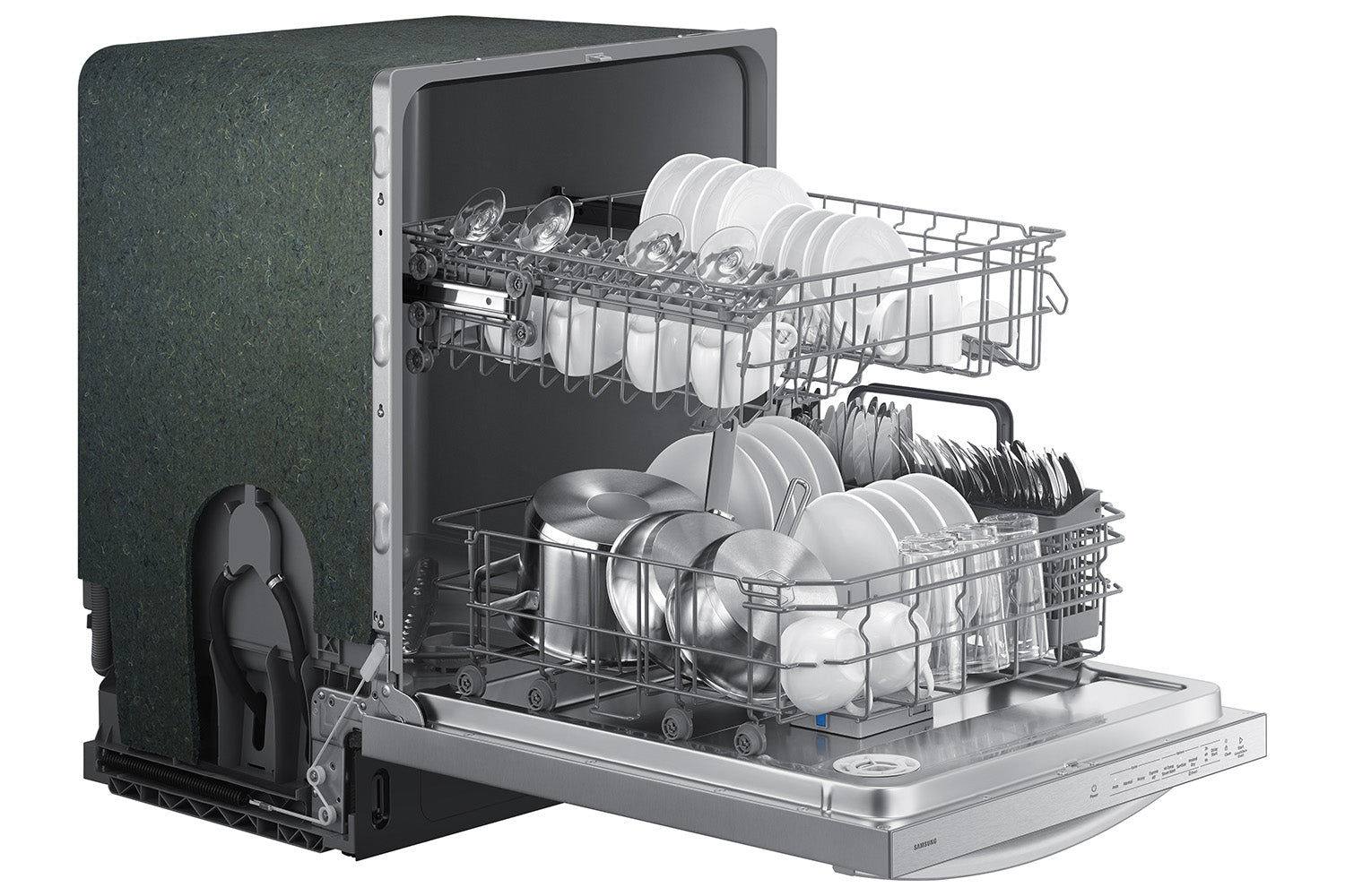 Samsung DW80CG4021SRAA Stainless Steel Dishwasher - Energy Star Certified, Ultra Quiet, 48 dBA - Perfect for Modern Kitchens & Large Families