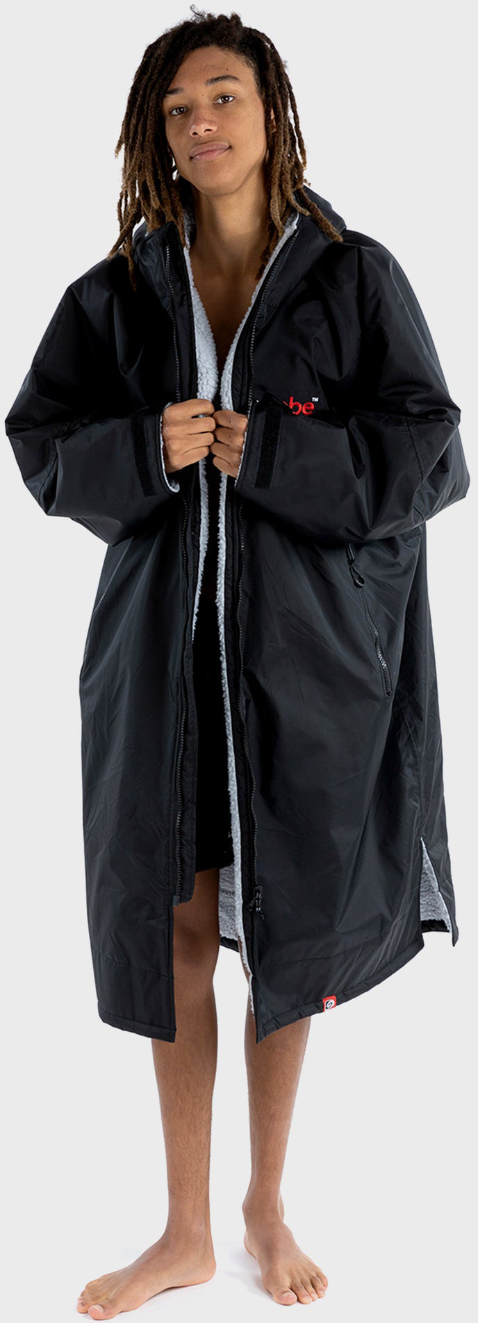 Dryrobe Advance Long Sleeve Changing Robe for Adults - Waterproof & Warm Outdoor Changing Robe for Surfing, Swimming, Camping & Beach Activities