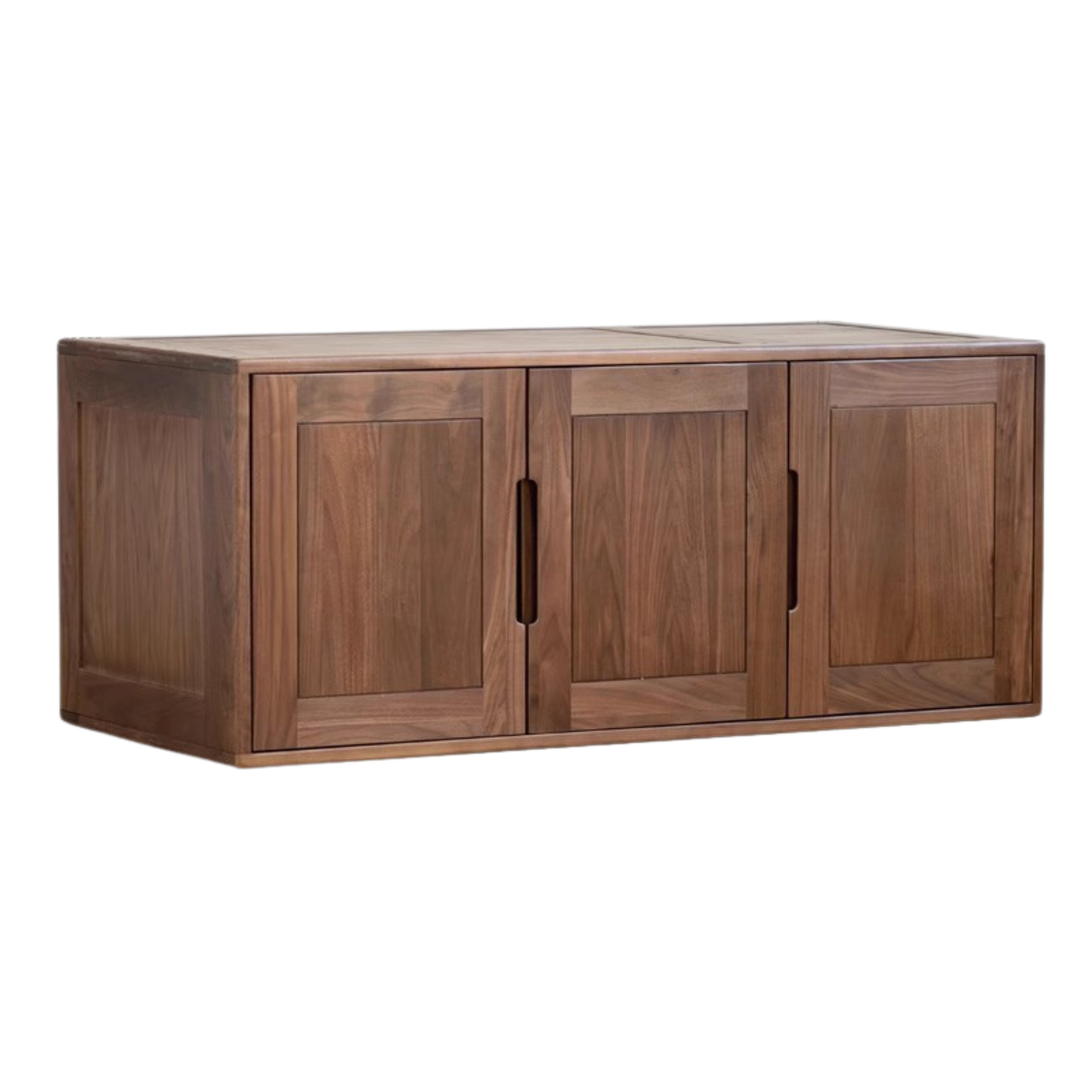 46.4x19.6x19.6 inch / 118x50x50cm / Rich Dark Walnut color / top cabinet