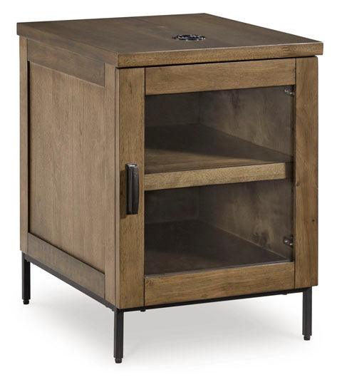 Torlanta Brown Chairside End Table T686 7 - Small Side Table for Living Room, Bedroom, Office - Perfect for Holding Lamps, Books & Drinks