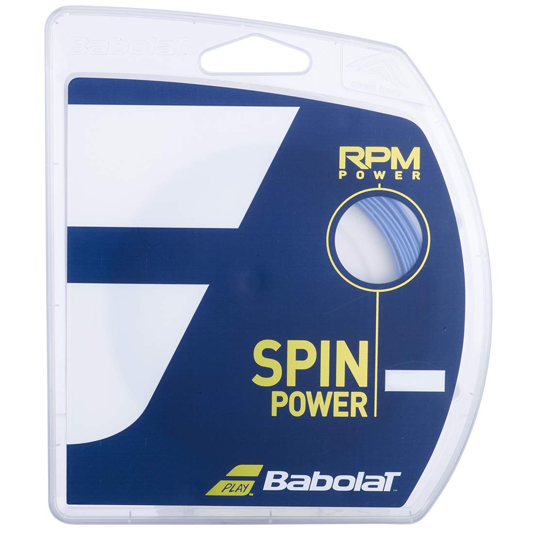 Babolat RPM Power 16/1.30 Tennis String - High Performance Monofilament for Spin & Power | Perfect for Competitive Play & Advanced Players