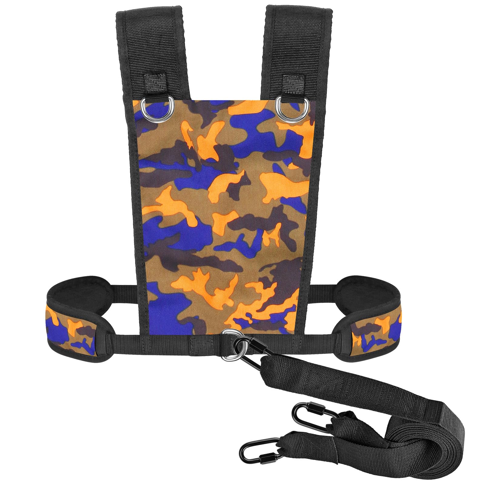 Dolibest Adjustable Sled Harness for Fitness Resistance Training - Durable & Comfortable Pull Harness for Strength Workouts, Outdoor Training, and CrossFit Exercises