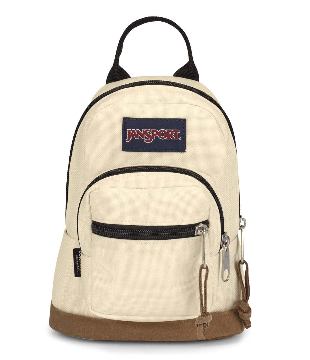 JanSport Right Pack Mini Backpack - Lightweight & Durable School Bag for Women & Teens, Coconut Color - Perfect for School, Travel & Daily Use