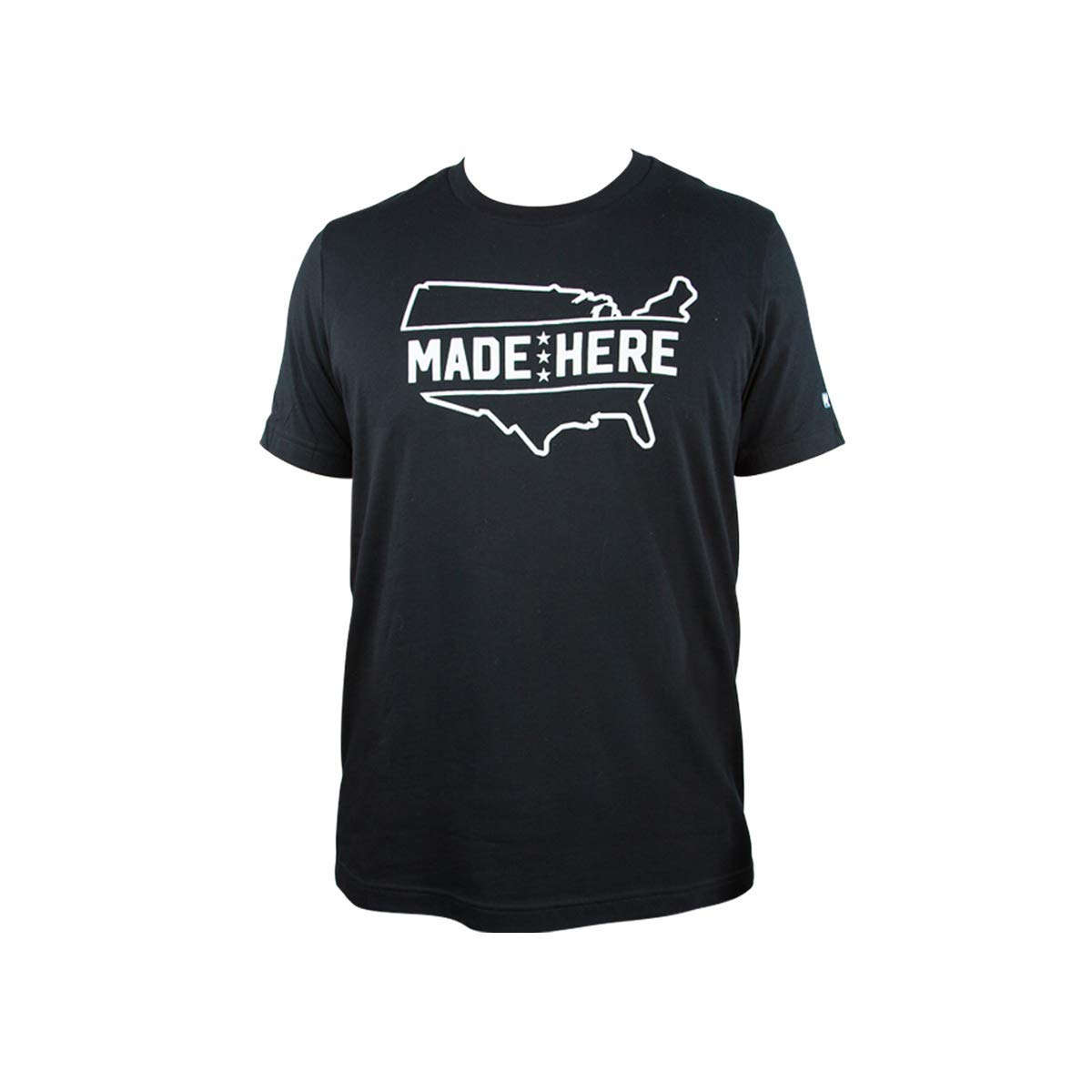 Made in USA Men's T-Shirt - Style A Cross Country Design | Comfortable Cotton Tee for Casual Wear, Travel & Outdoor Activities