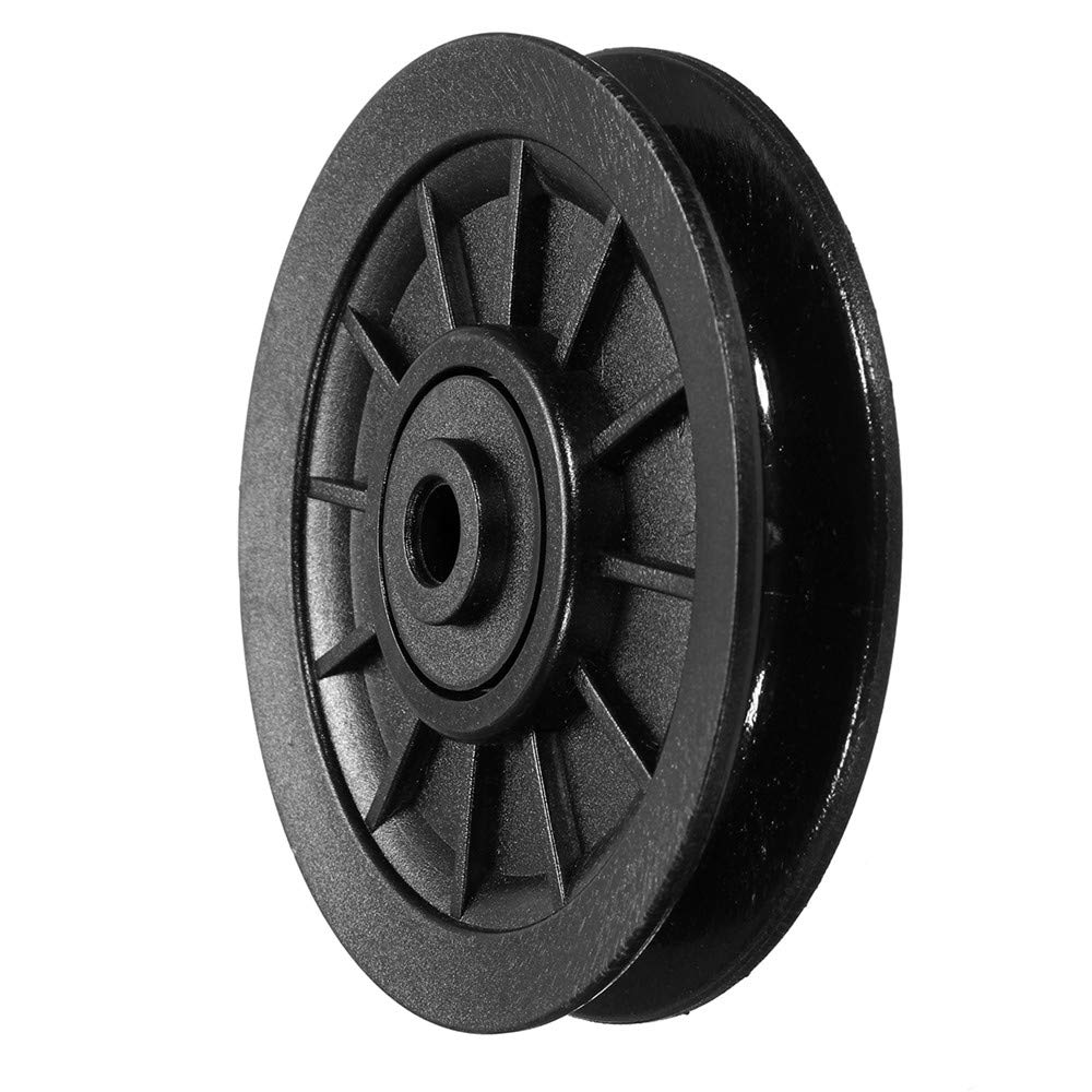 105mm Gym Bearing Pulley Wheel - Durable Replacement Cable Pulley for Fitness Equipment - Perfect for Home Gyms, CrossFit Machines & Weight Training Systems