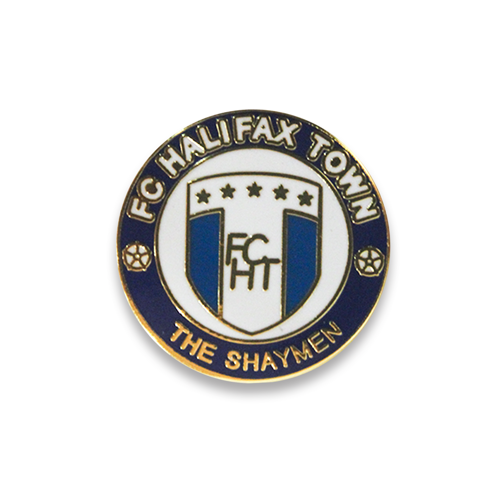 FC Halifax Town Pin Badge - Collectible Enamel Lapel Pin for Football Fans - Perfect for Jerseys, Hats & Backpacks