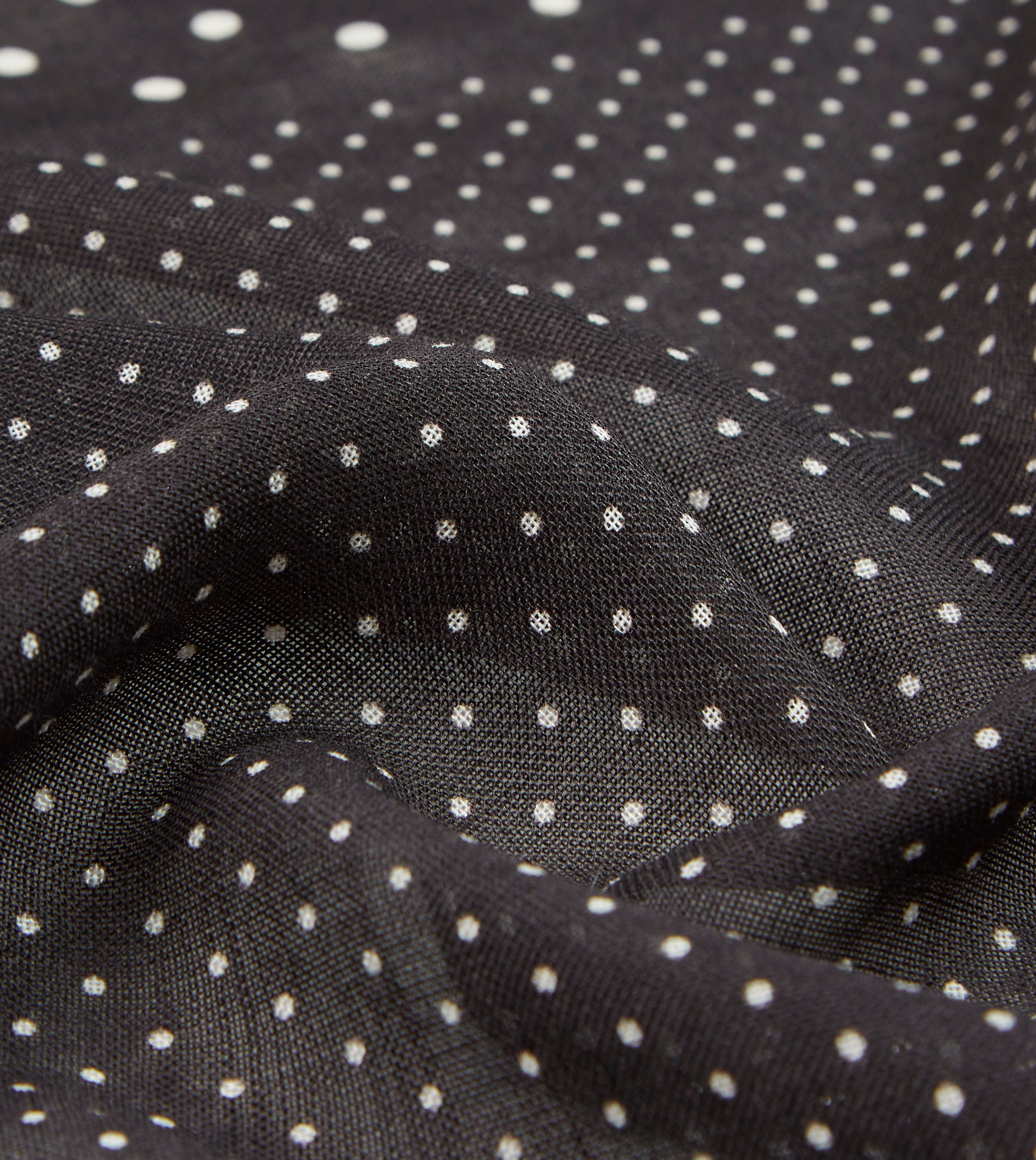 Luxury Brown Spots Print Wool Silk Pocket Square - Elegant Handkerchief for Men's Suits, Weddings & Formal Events