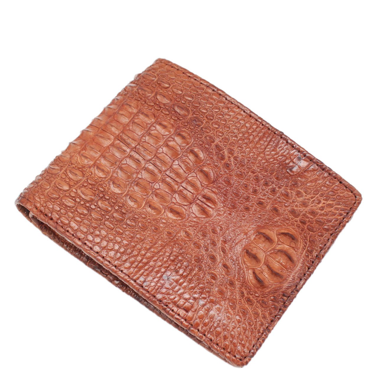 Genuine Alligator & Crocodile Leather Bifold Wallet for Men - Double-Sided Luxury Slim Wallet for Business, Travel & Everyday Use