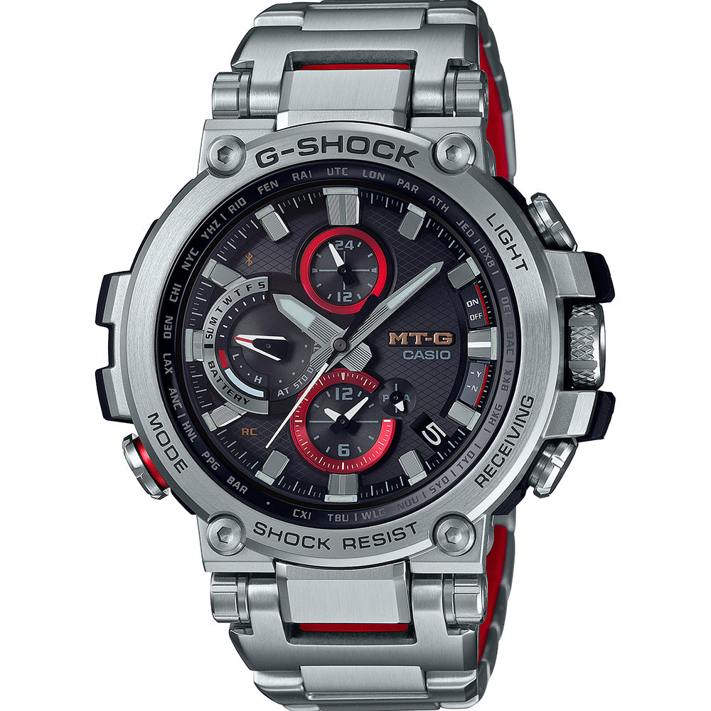 G Shock Connected MT G MTGB1000D 1A Triple G Resist Men's Digital Watch - Rugged Smartwatch for Outdoor Sports, Fitness Tracking & Military Use
