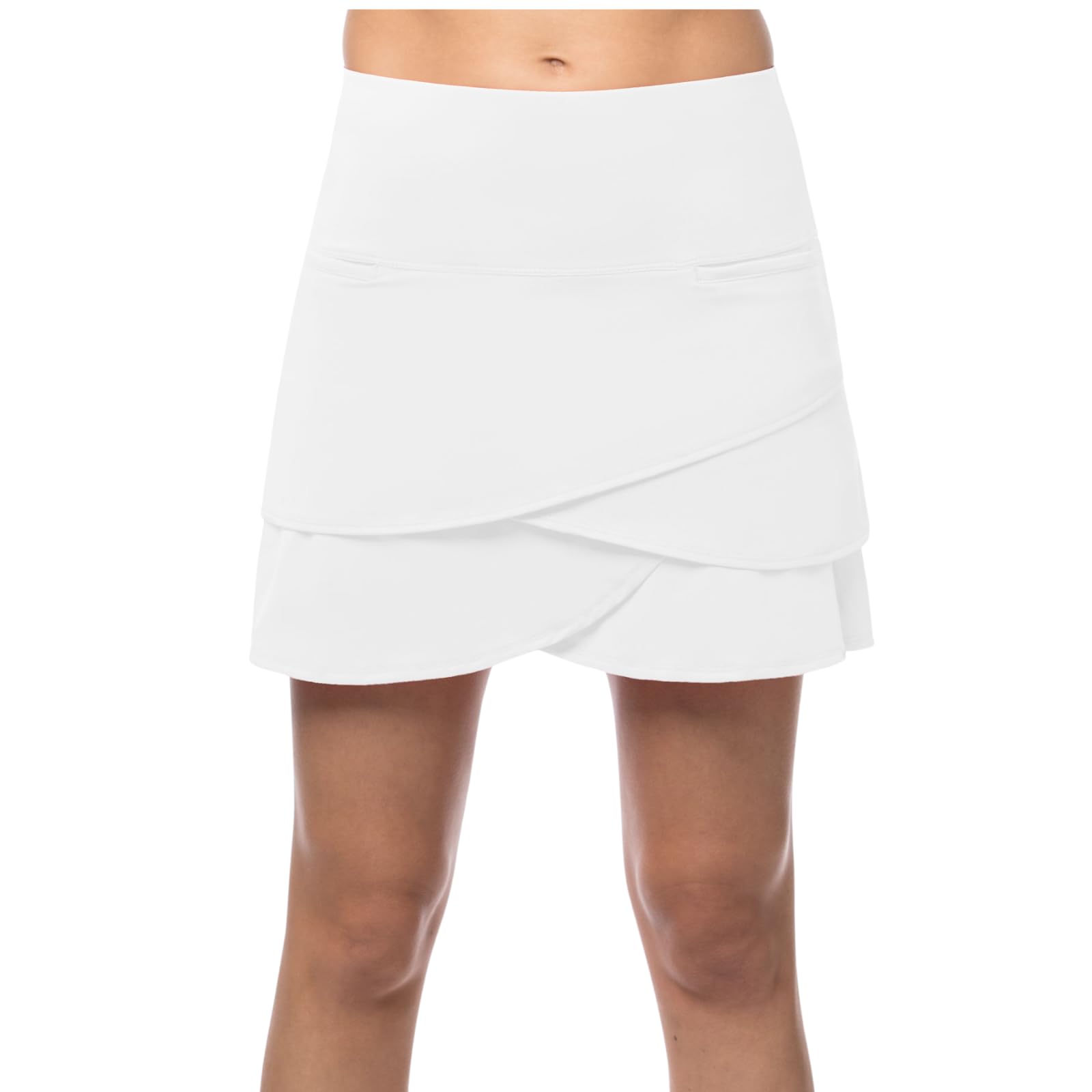 Lucky In Love Scallop Skirt - Women's Short Flared Skirt for Summer | Perfect for Beach Vacations, Date Nights & Casual Outings